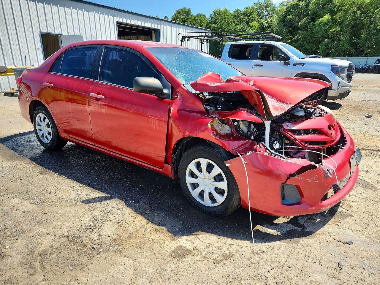 2011 Toyota Corolla Le Red vin: 2T1BU4EE4BC698355