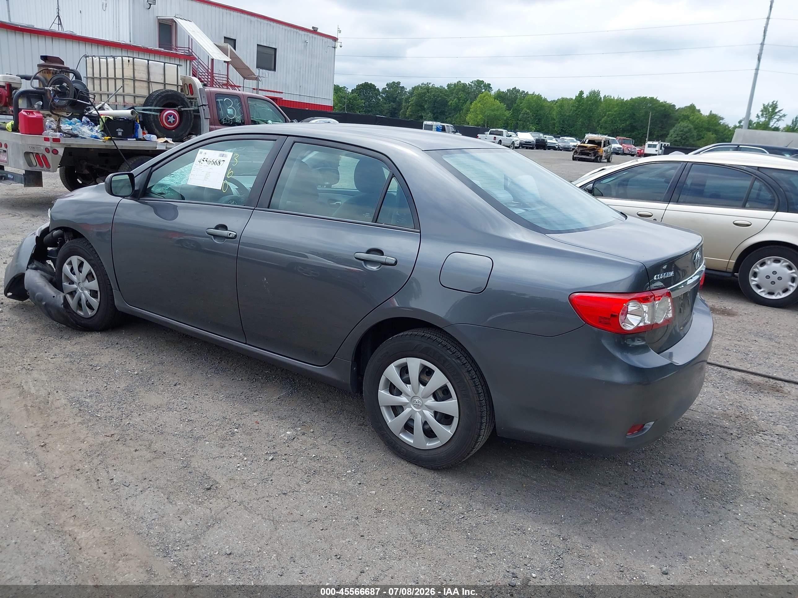 2011 Toyota Corolla Le Gray vin: 2T1BU4EE4BC709449