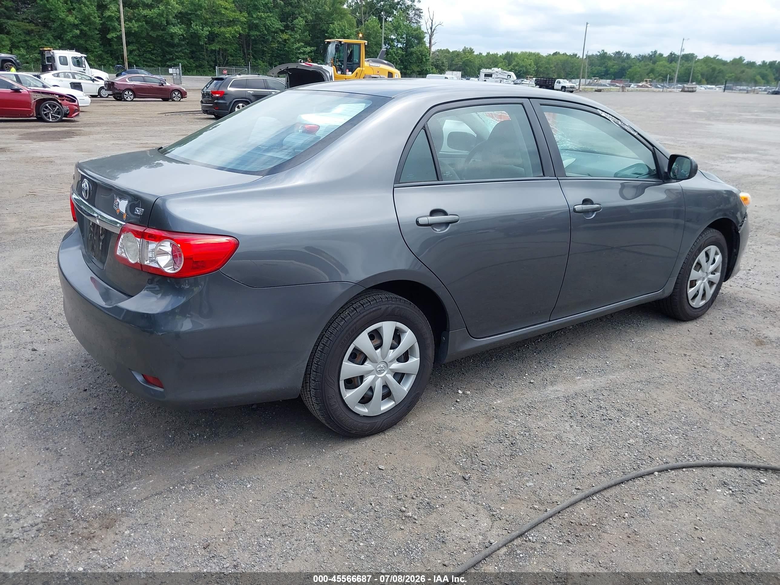 2011 Toyota Corolla Le Gray vin: 2T1BU4EE4BC709449