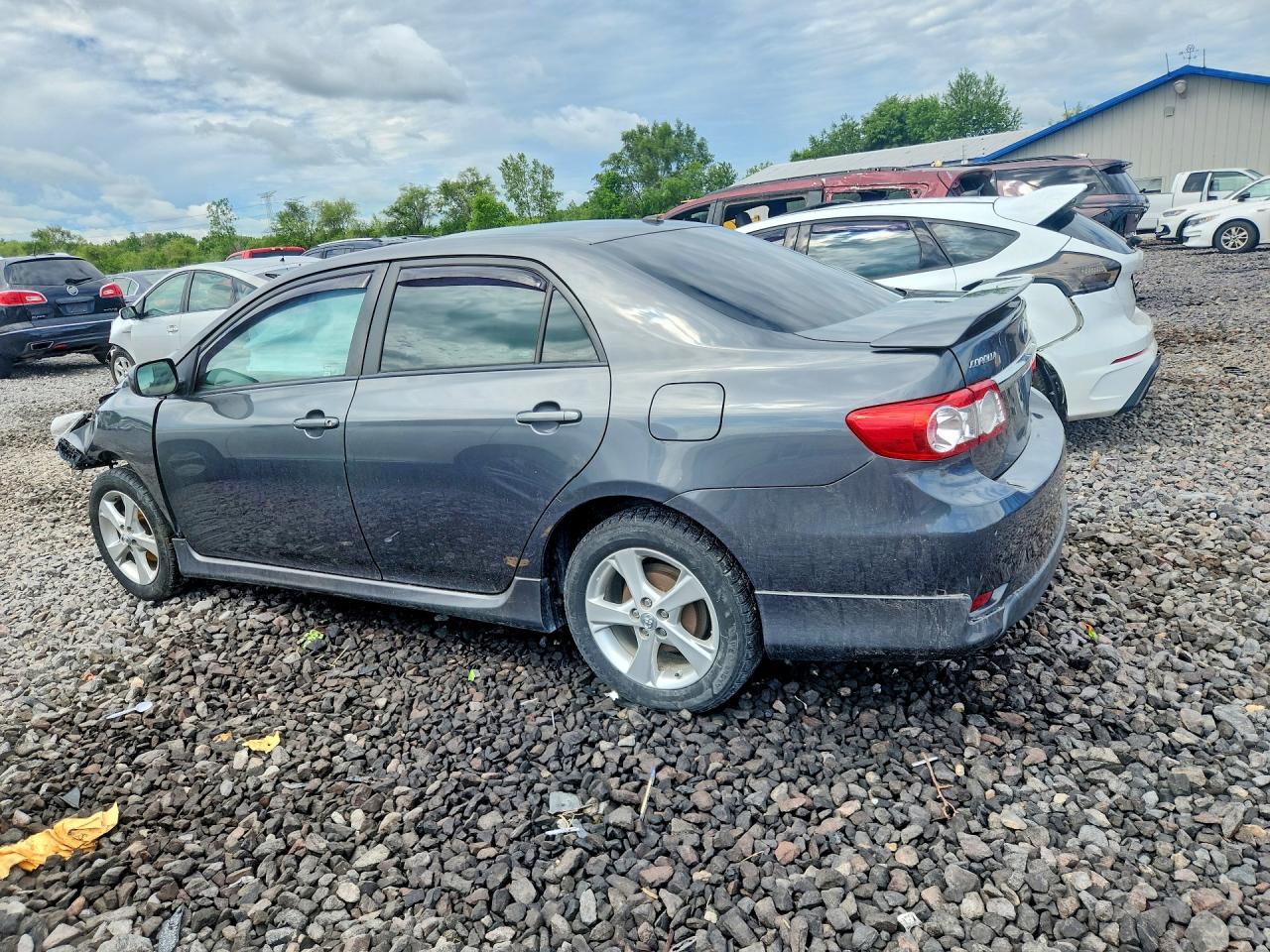 2011 Toyota Corolla S Silver vin: 2T1BU4EE4BC710942
