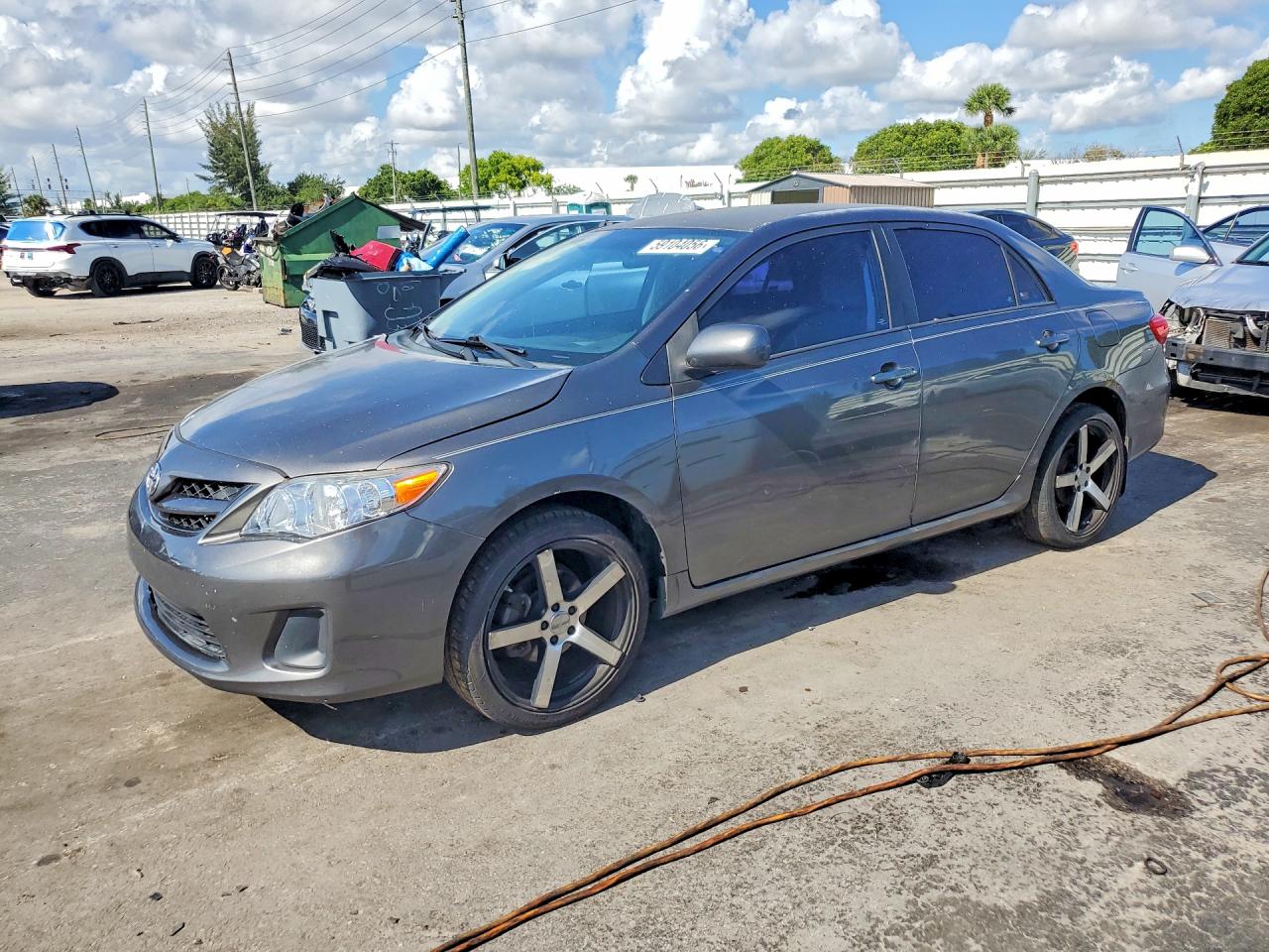 2011 Toyota Corolla Le Gray vin: 2T1BU4EE4BC721455