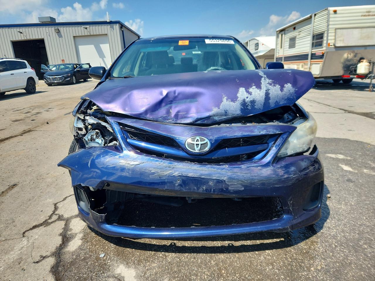 2011 Toyota Corolla Le Blue vin: 2T1BU4EE4BC738112