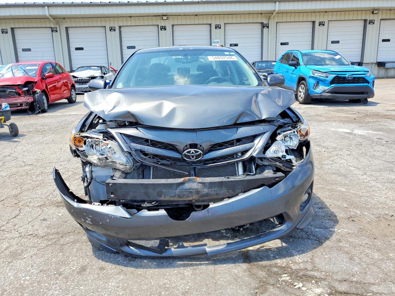 2011 Toyota Corolla S Gray vin: 2T1BU4EE4BC747361