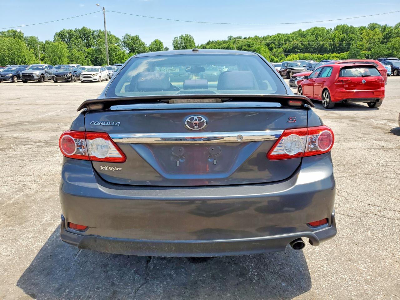 2011 Toyota Corolla S Gray vin: 2T1BU4EE4BC747361
