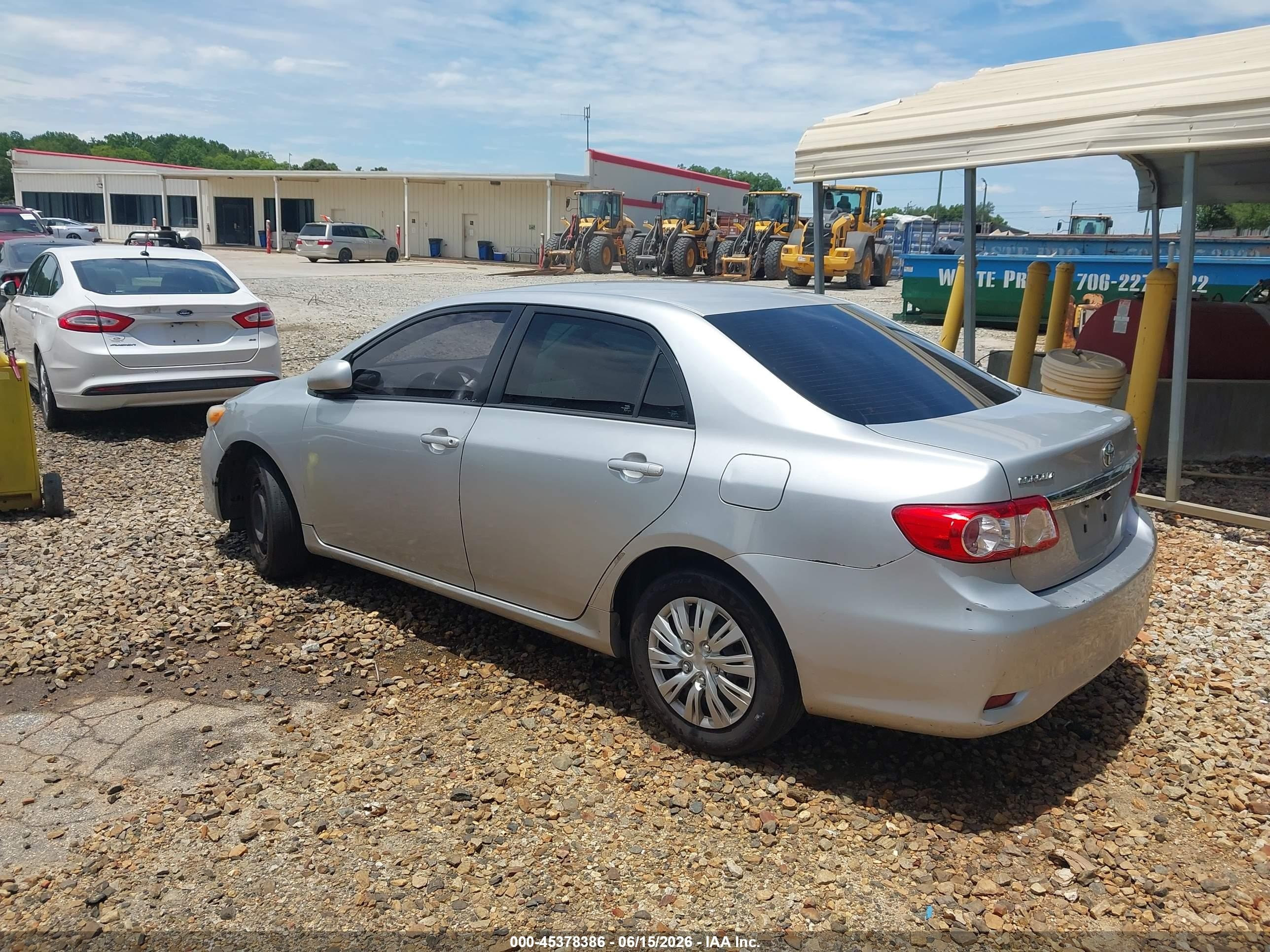 2011 Toyota Corolla Le Silver vin: 2T1BU4EE4BC750292