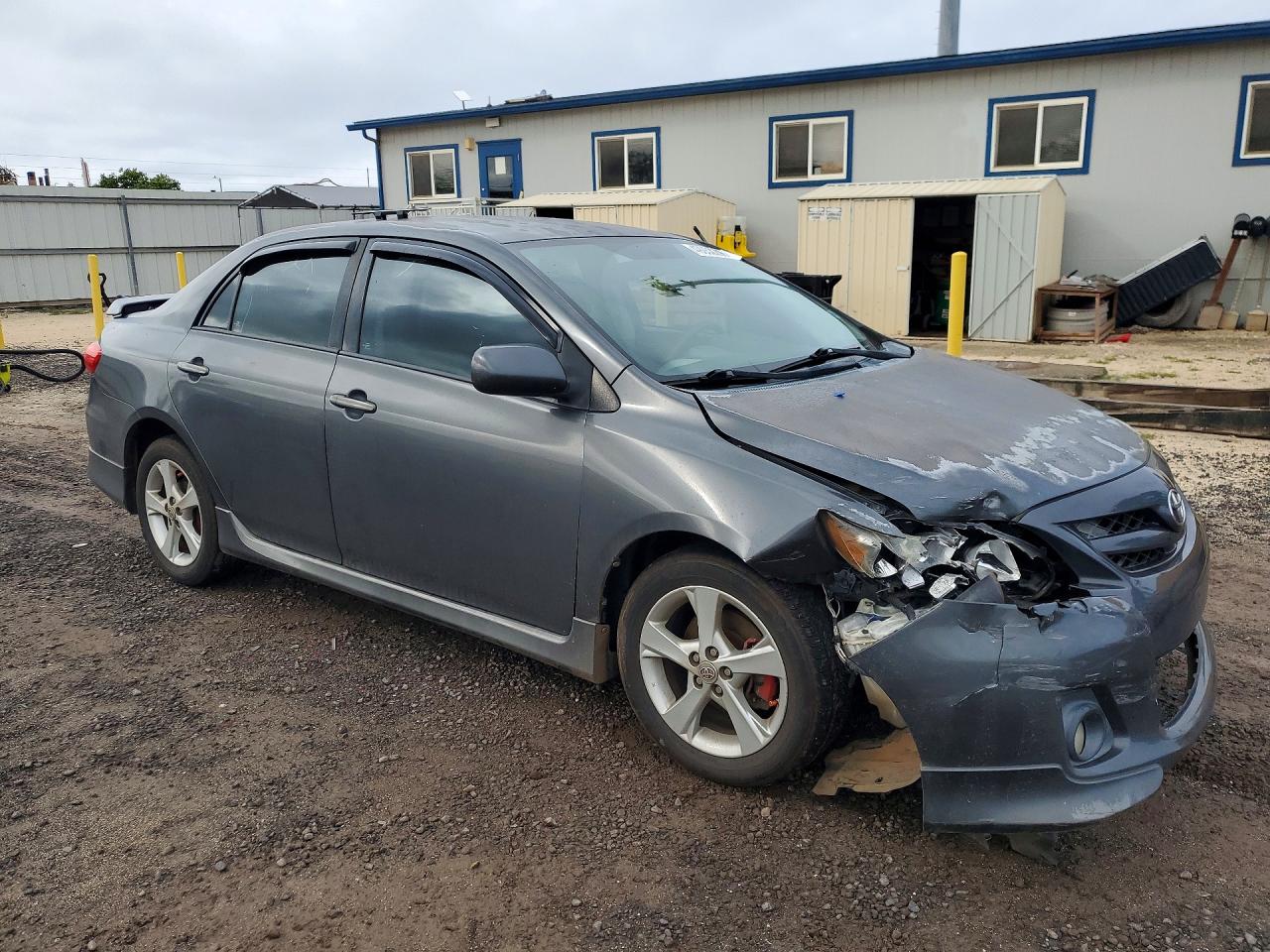 2012 Toyota Corolla L Gray vin: 2T1BU4EE4CC769314