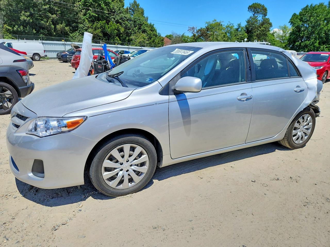 2012 Toyota Corolla Le Silver vin: 2T1BU4EE4CC773427