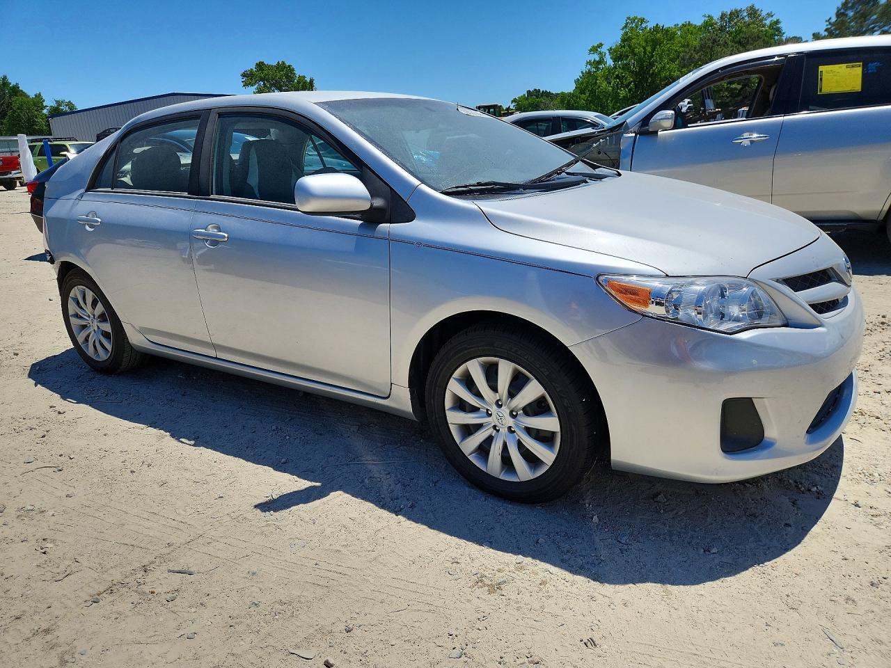 2012 Toyota Corolla Le Silver vin: 2T1BU4EE4CC773427