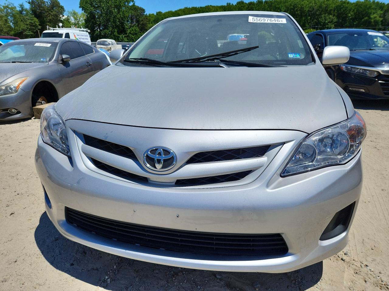 2012 Toyota Corolla Le Silver vin: 2T1BU4EE4CC773427