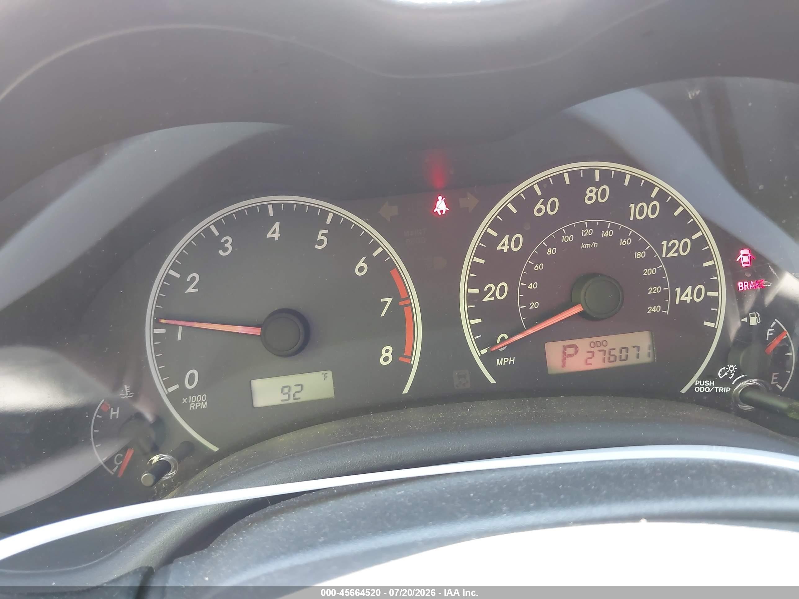 2012 Toyota Corolla Le Красный vin: 2T1BU4EE4CC779504