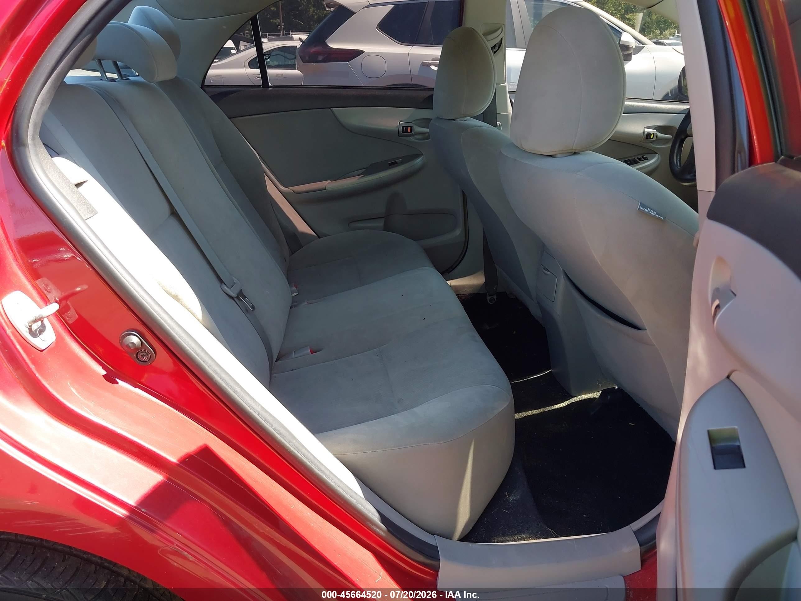 2012 Toyota Corolla Le Красный vin: 2T1BU4EE4CC779504