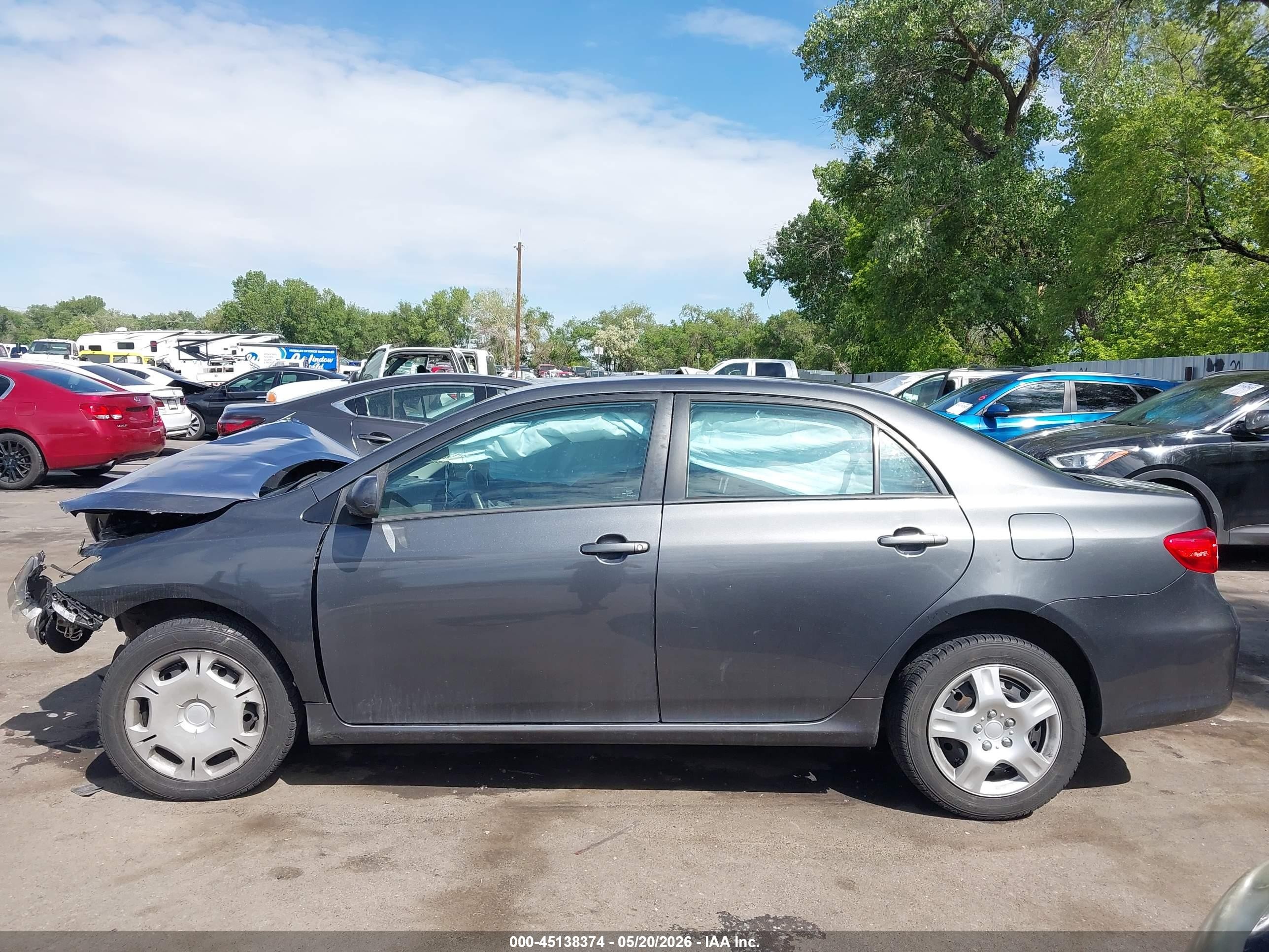 2012 Toyota Corolla Le Gray vin: 2T1BU4EE4CC782449