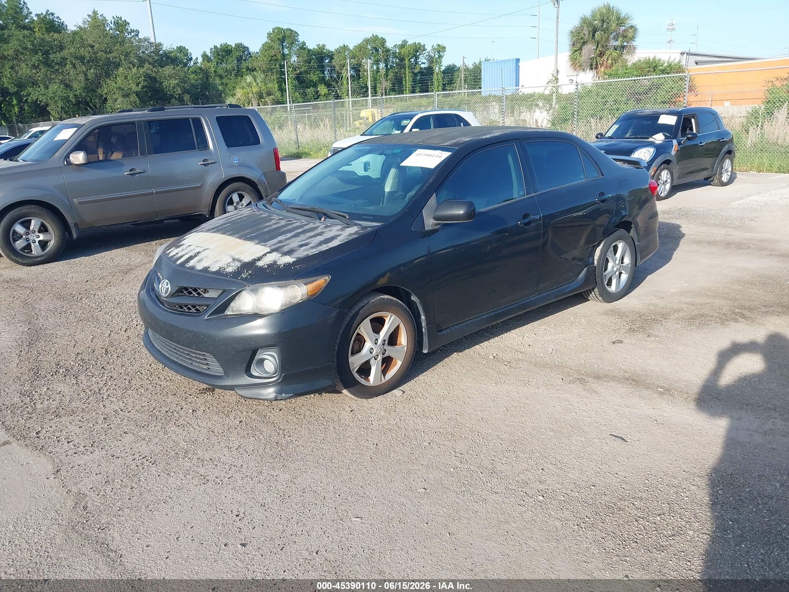 2012 Toyota Corolla S Black vin: 2T1BU4EE4CC785626