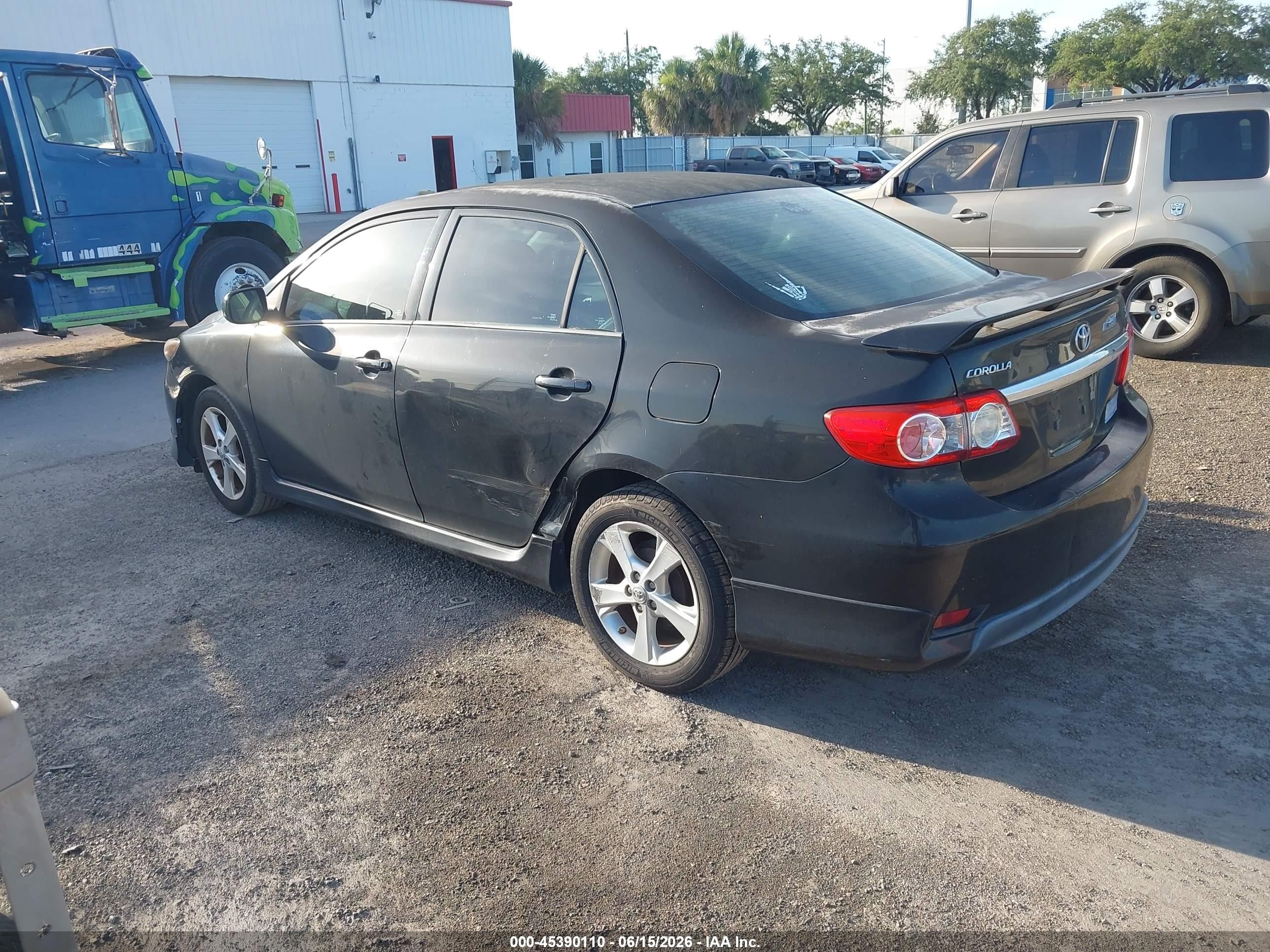 2012 Toyota Corolla S Black vin: 2T1BU4EE4CC785626