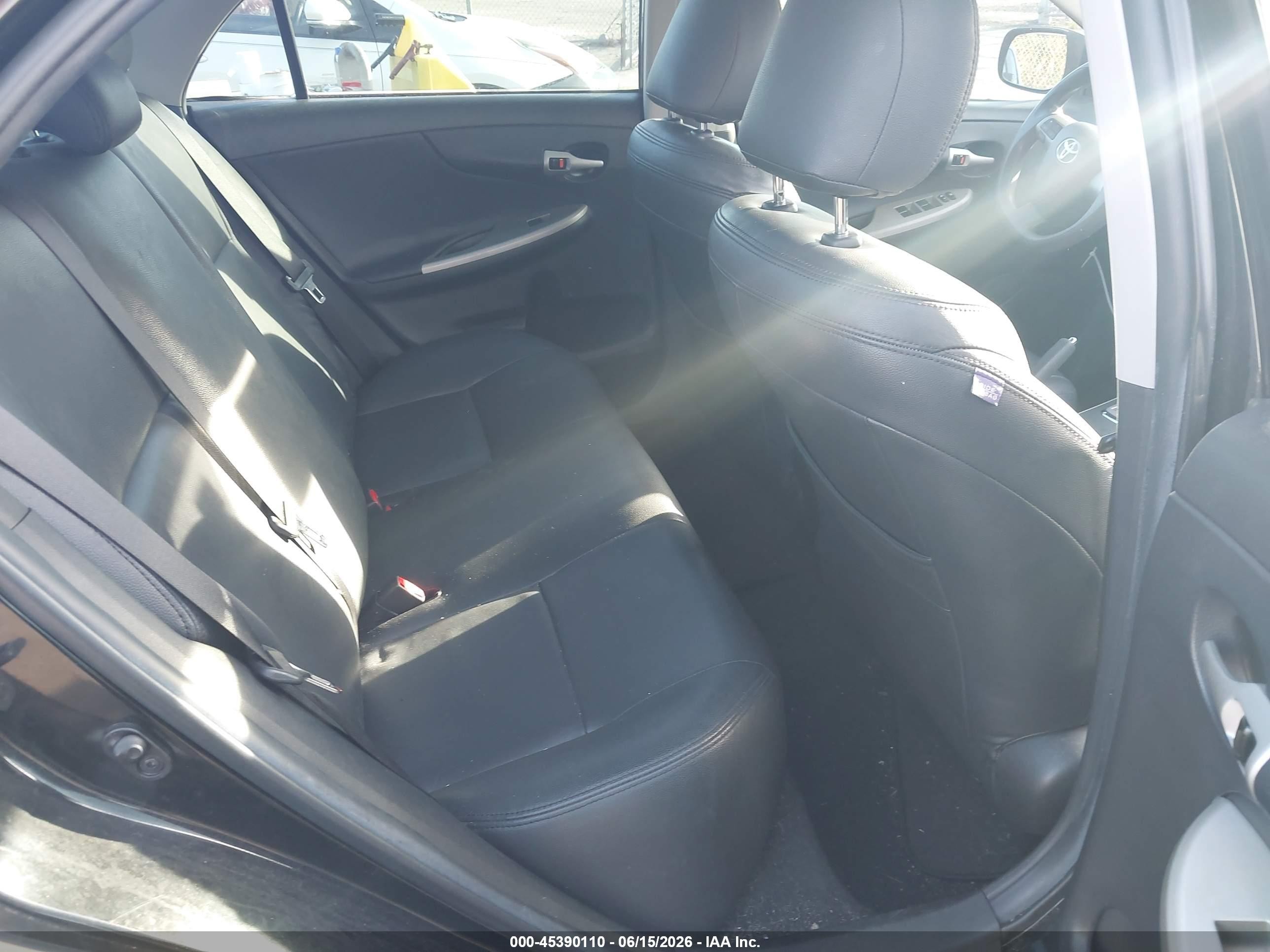 2012 Toyota Corolla S Black vin: 2T1BU4EE4CC785626