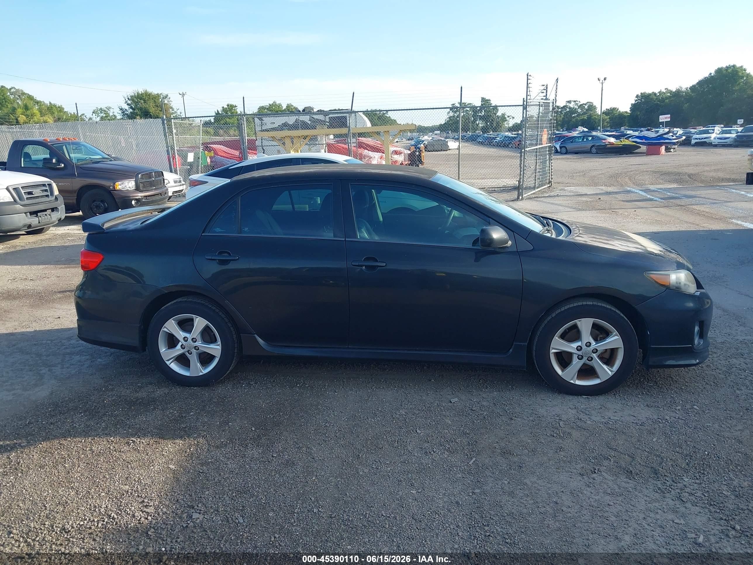 2012 Toyota Corolla S Black vin: 2T1BU4EE4CC785626