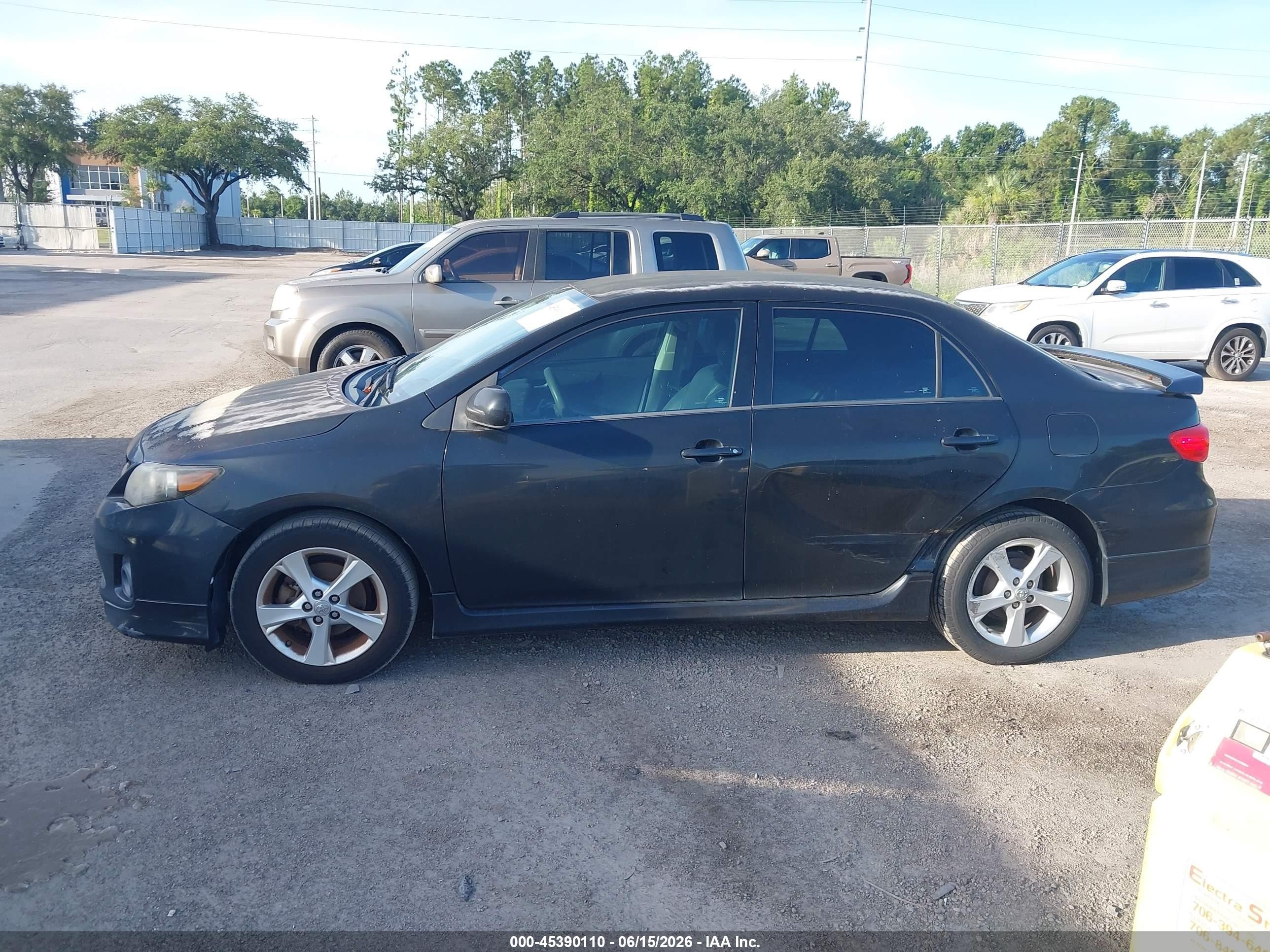 2012 Toyota Corolla S Black vin: 2T1BU4EE4CC785626