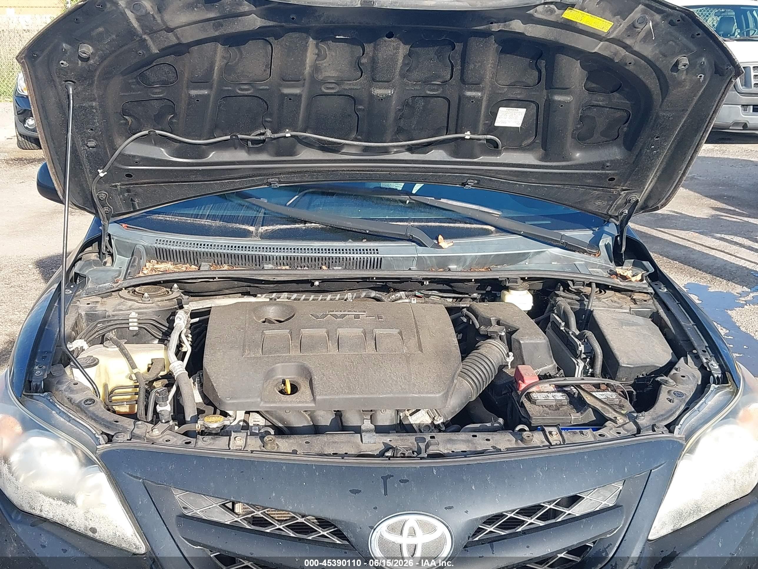 2012 Toyota Corolla S Black vin: 2T1BU4EE4CC785626