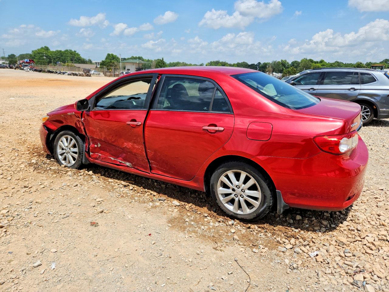 2012 Toyota Corolla Le Красный vin: 2T1BU4EE4CC785853