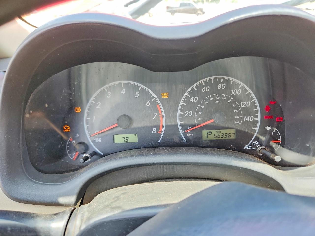 2012 Toyota Corolla Le Красный vin: 2T1BU4EE4CC785853