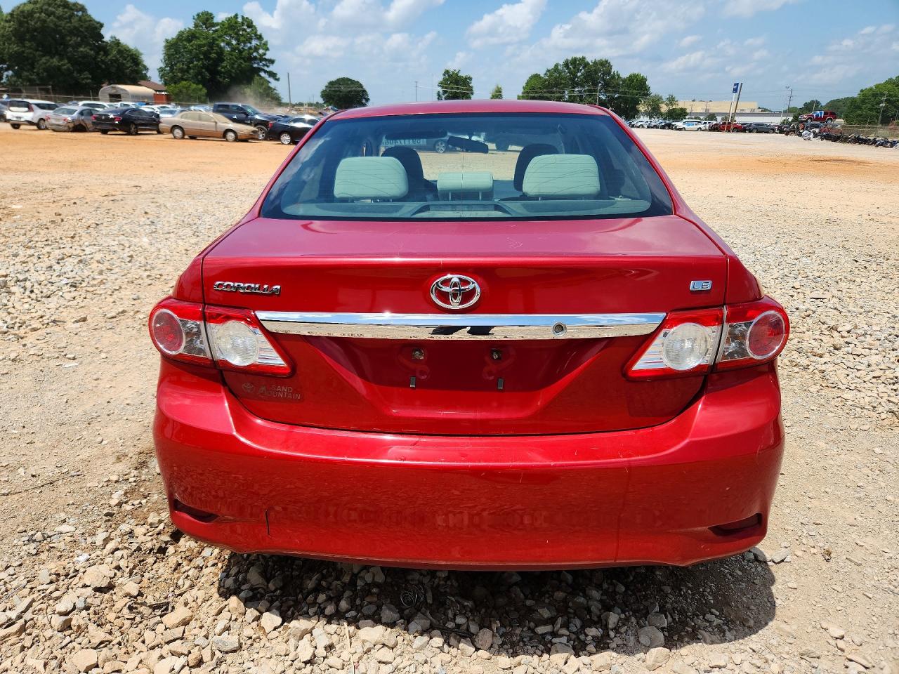 2012 Toyota Corolla Le Красный vin: 2T1BU4EE4CC785853