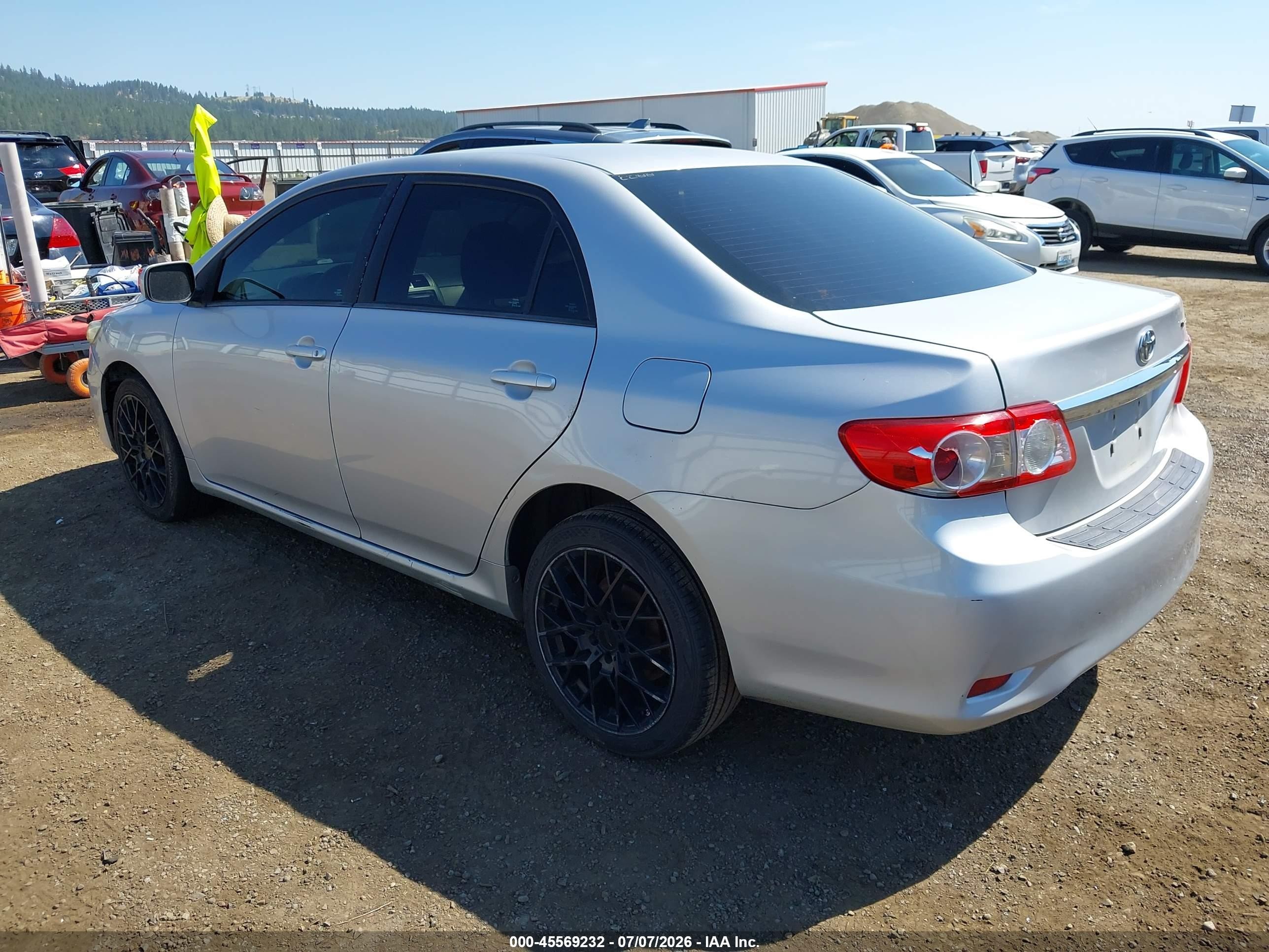 2012 Toyota Corolla Le Silver vin: 2T1BU4EE4CC790423