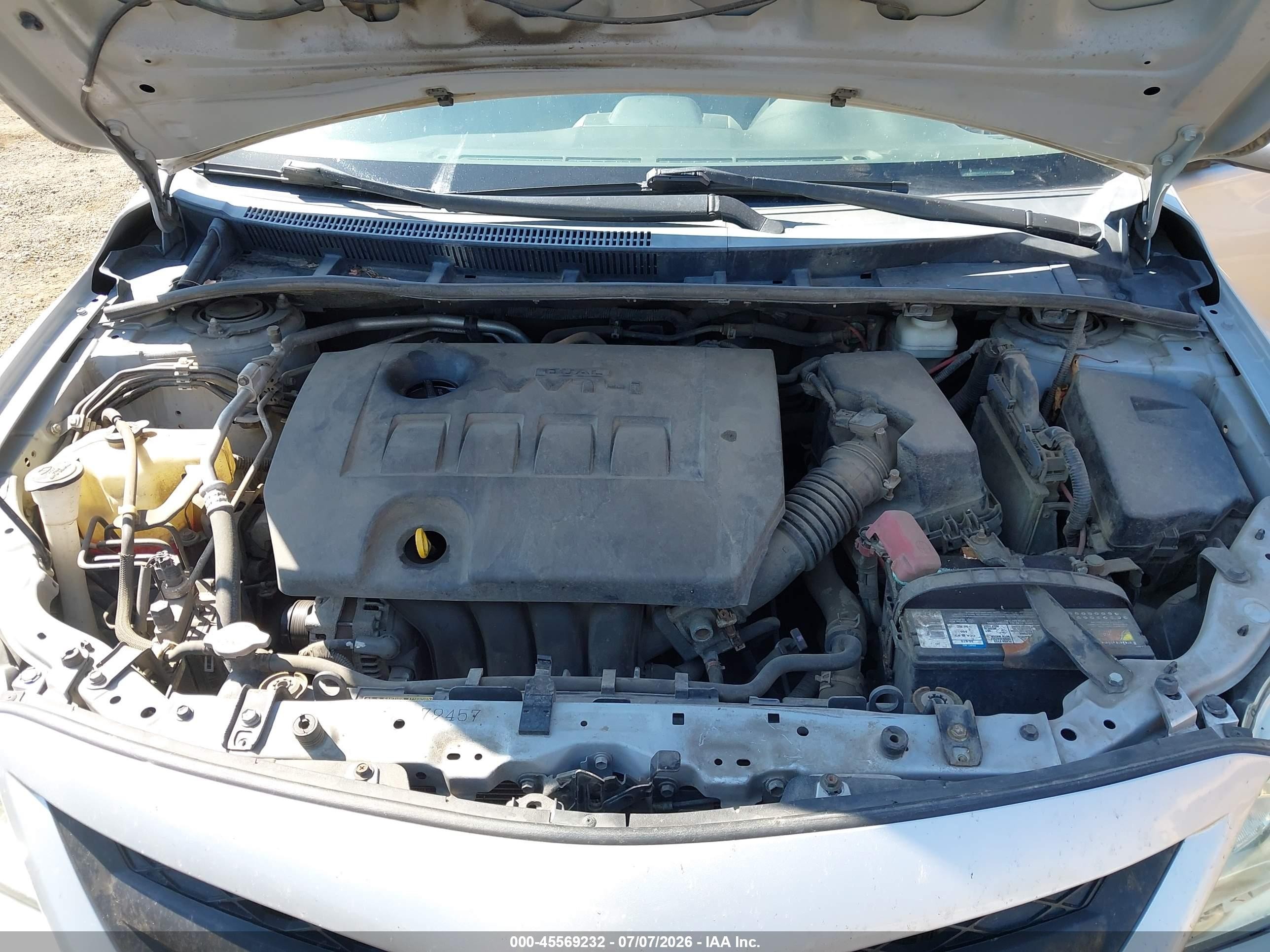 2012 Toyota Corolla Le Silver vin: 2T1BU4EE4CC790423