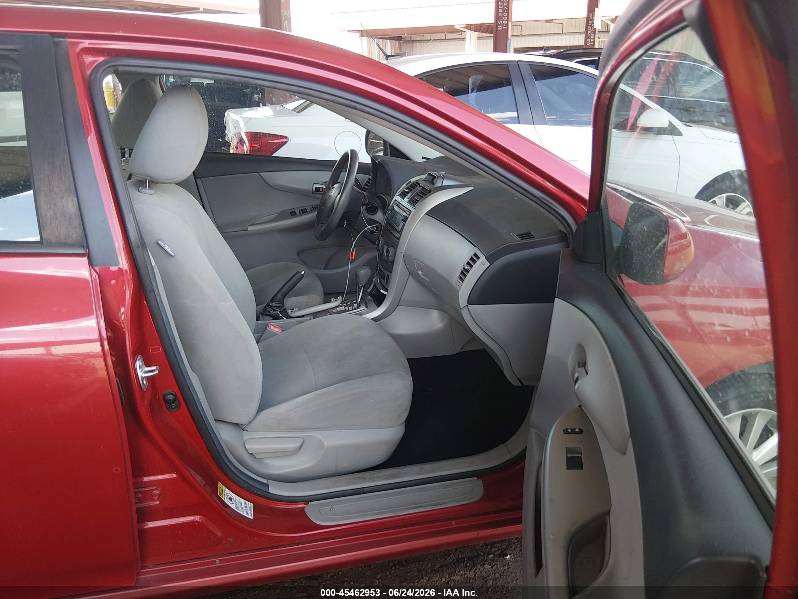 2012 Toyota Corolla Le Красный vin: 2T1BU4EE4CC811254