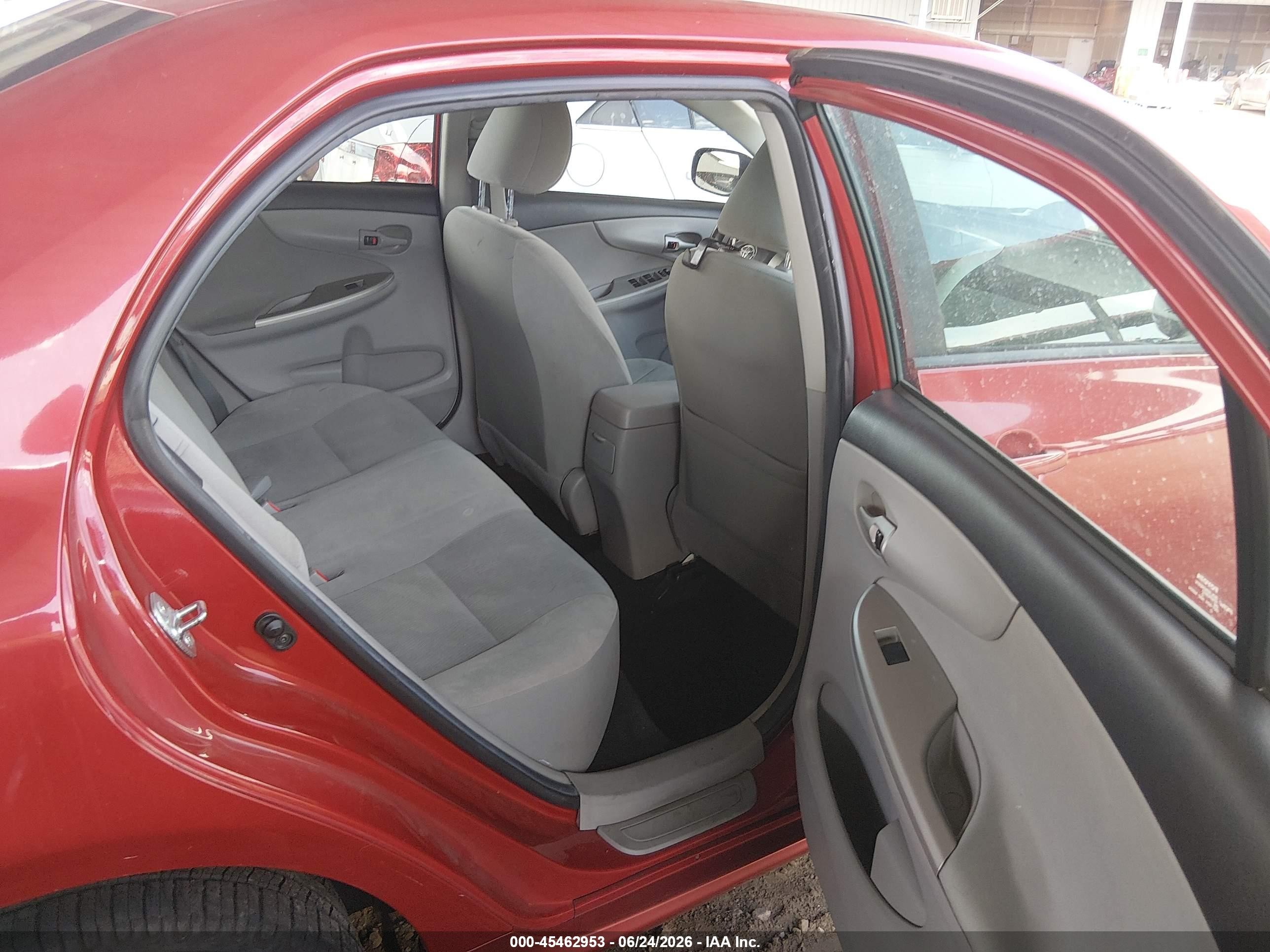 2012 Toyota Corolla Le Красный vin: 2T1BU4EE4CC811254