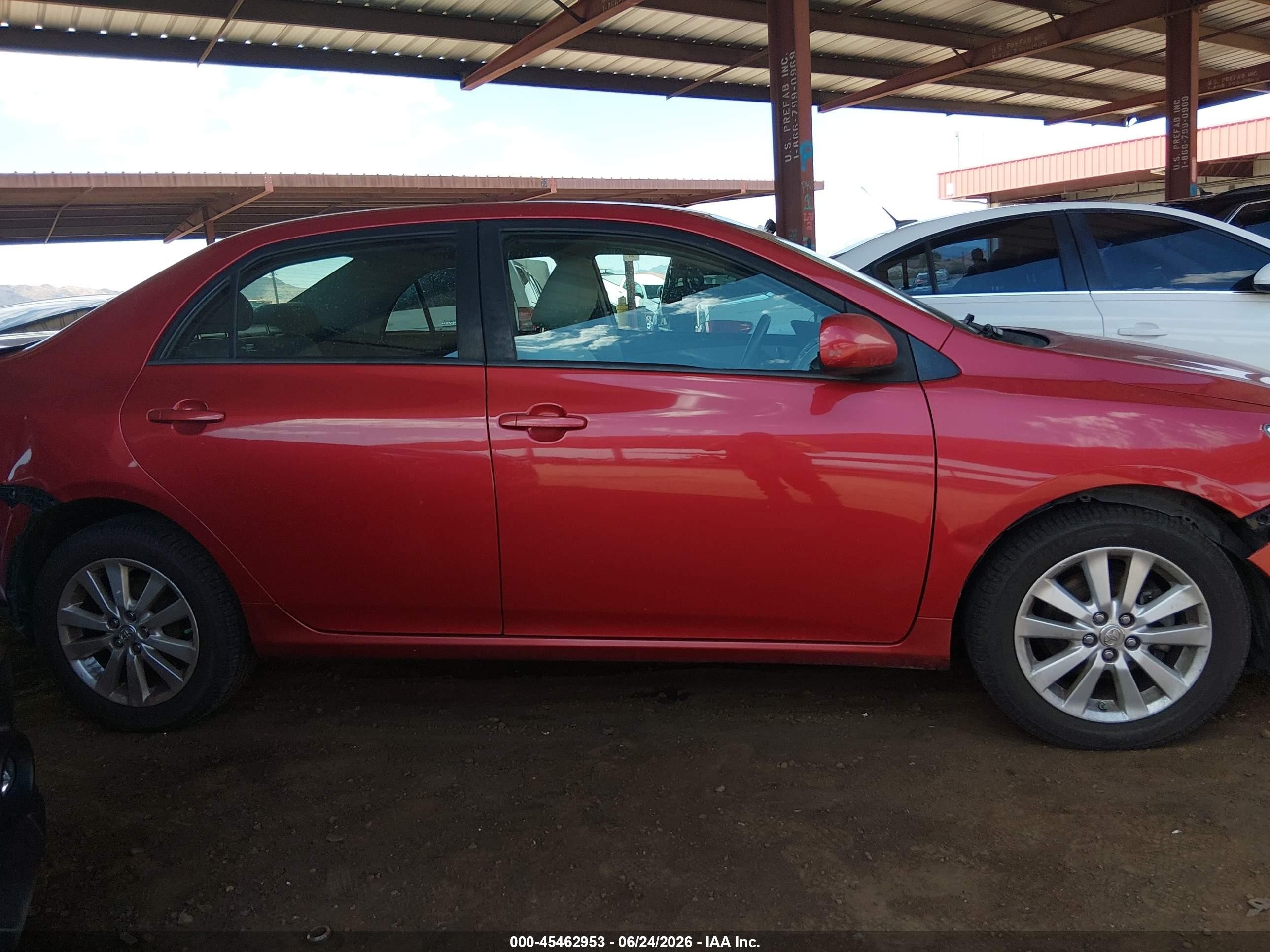 2012 Toyota Corolla Le Красный vin: 2T1BU4EE4CC811254