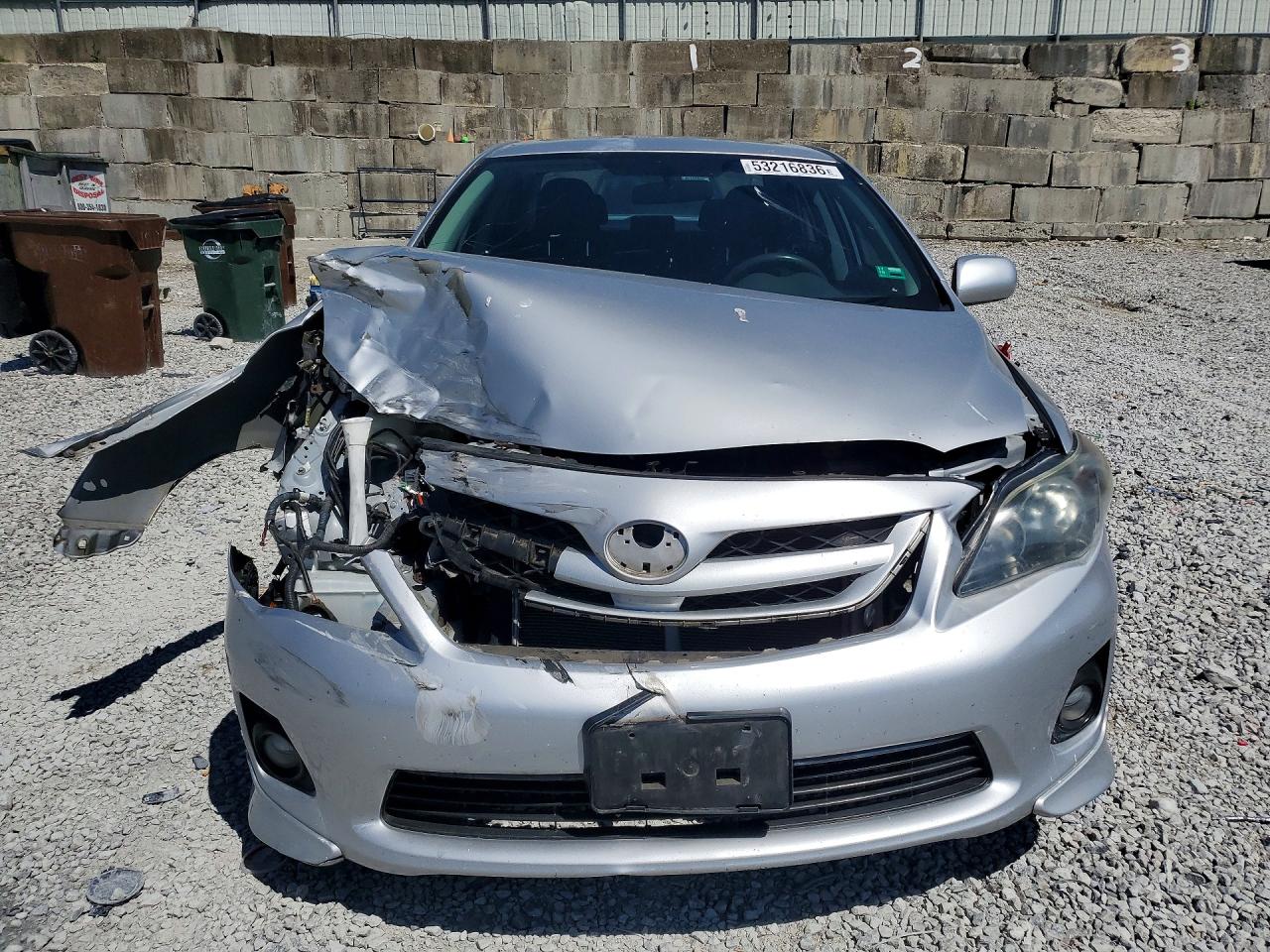 2012 Toyota Corolla Silver vin: 2T1BU4EE4CC818771