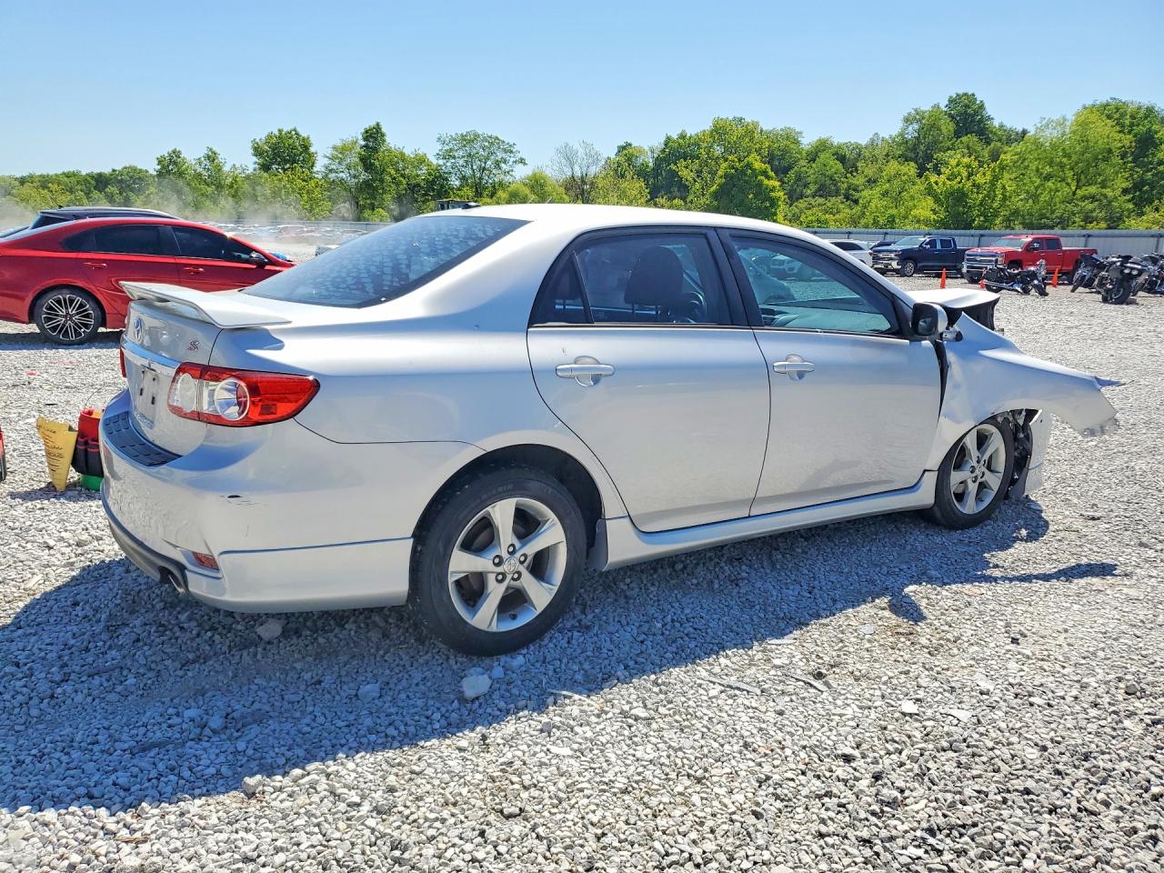 2012 Toyota Corolla Silver vin: 2T1BU4EE4CC818771