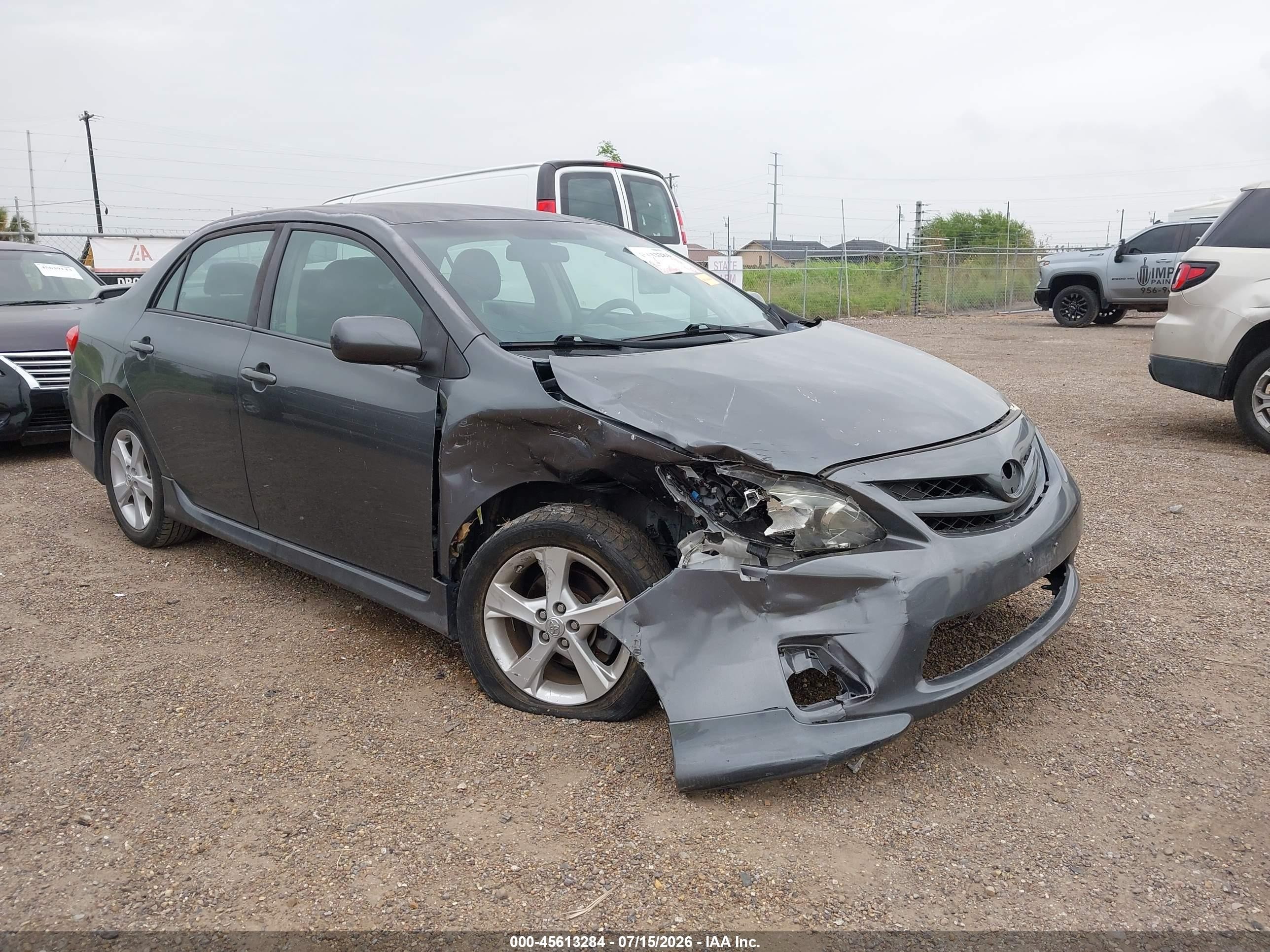 2012 Toyota Corolla S Gray vin: 2T1BU4EE4CC823243