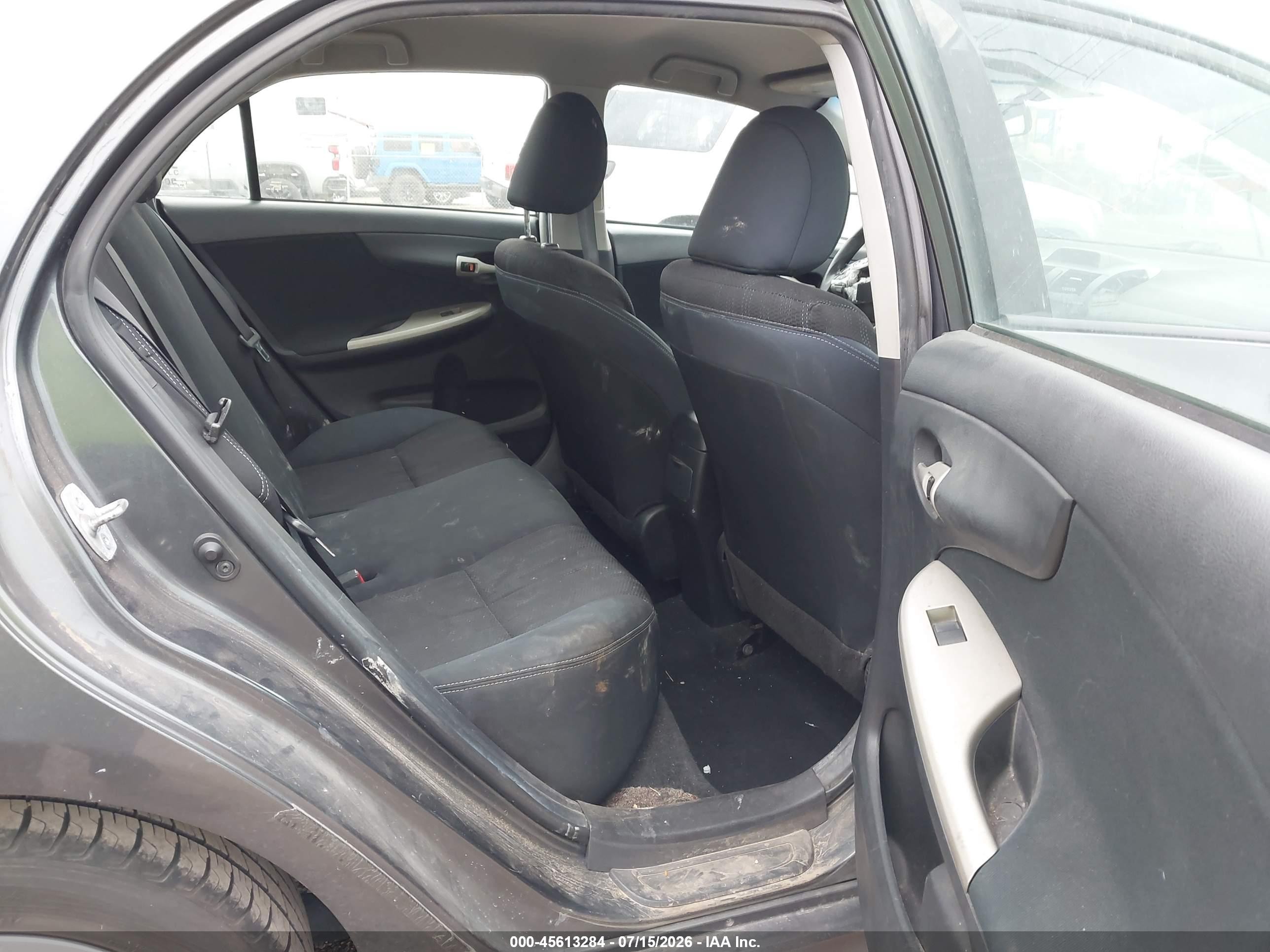 2012 Toyota Corolla S Gray vin: 2T1BU4EE4CC823243