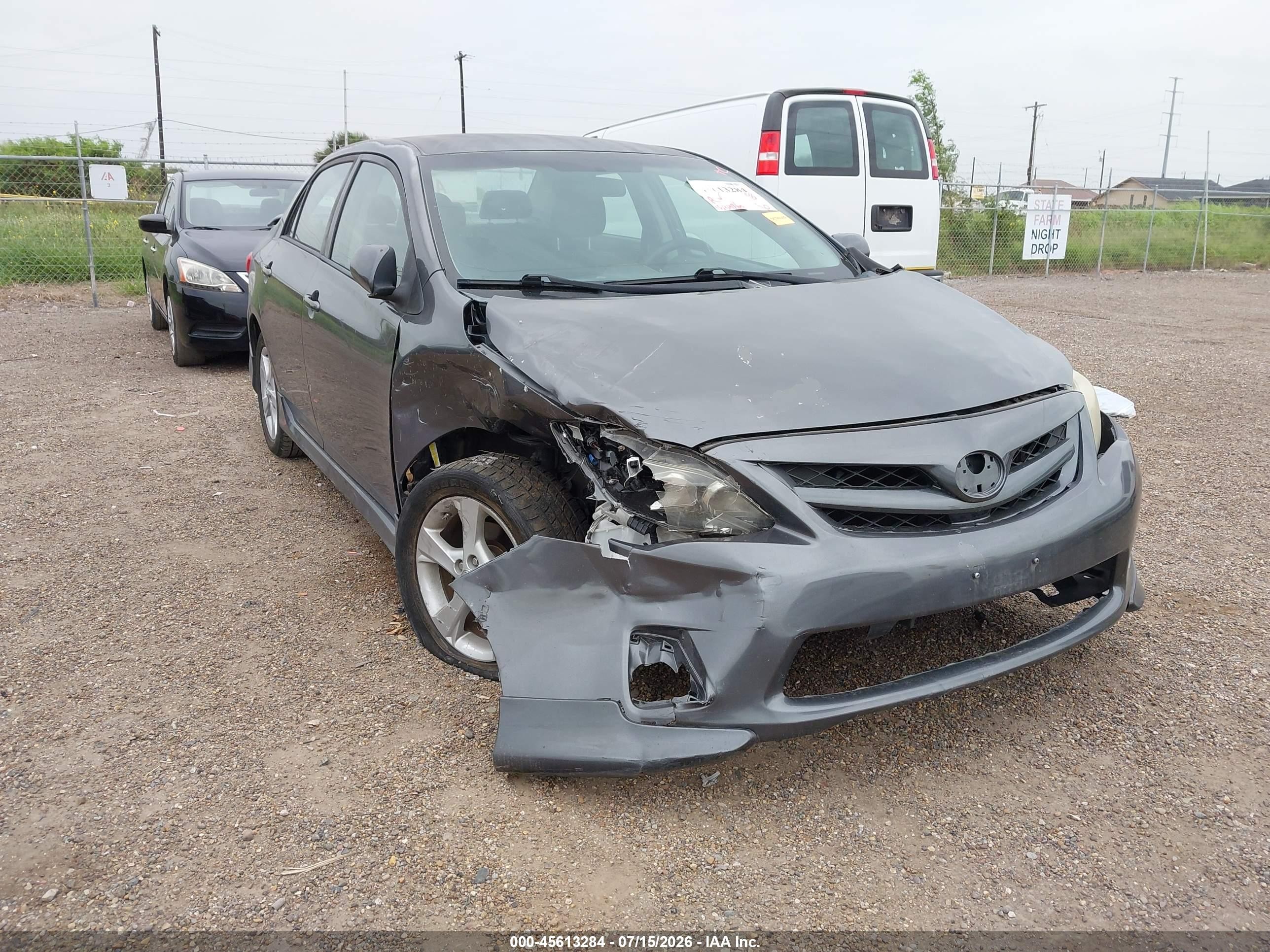2012 Toyota Corolla S Gray vin: 2T1BU4EE4CC823243