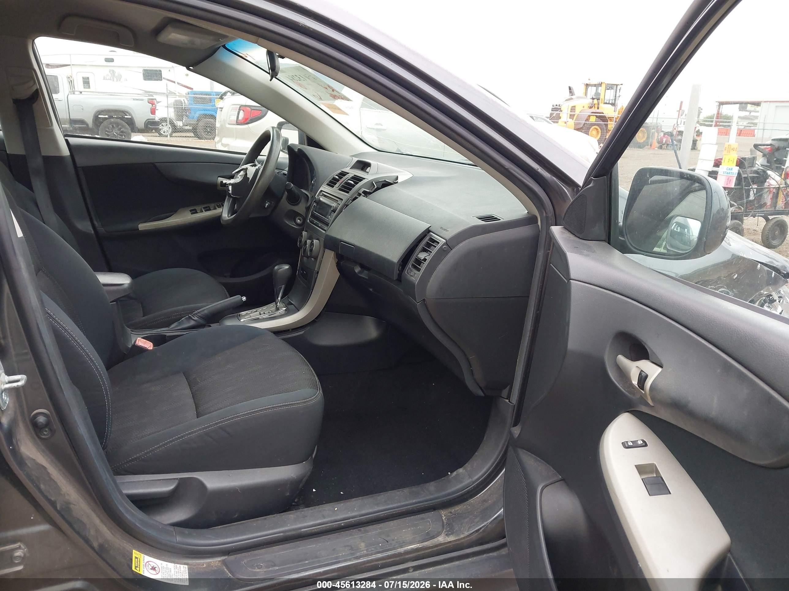 2012 Toyota Corolla S Gray vin: 2T1BU4EE4CC823243