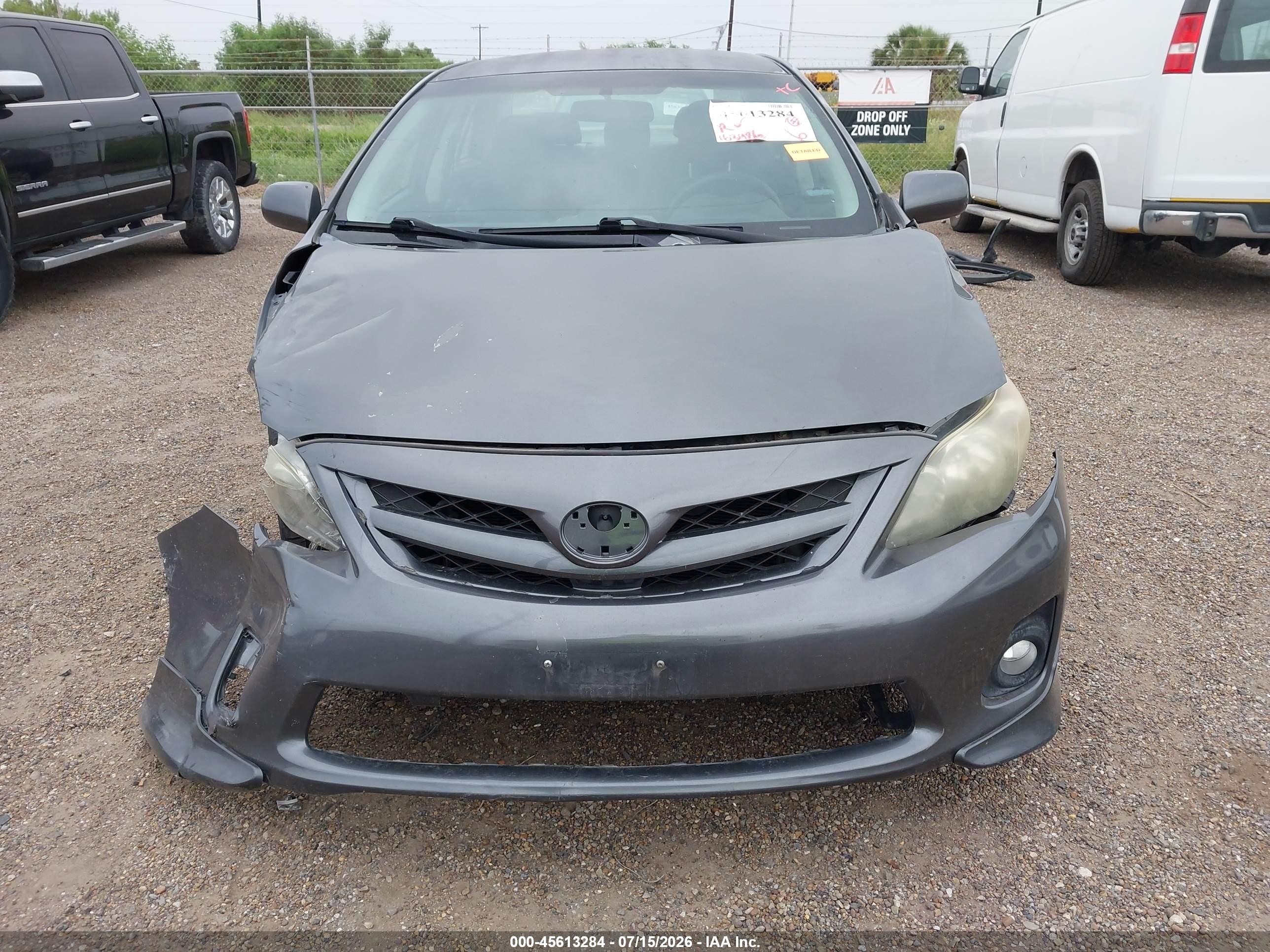 2012 Toyota Corolla S Gray vin: 2T1BU4EE4CC823243