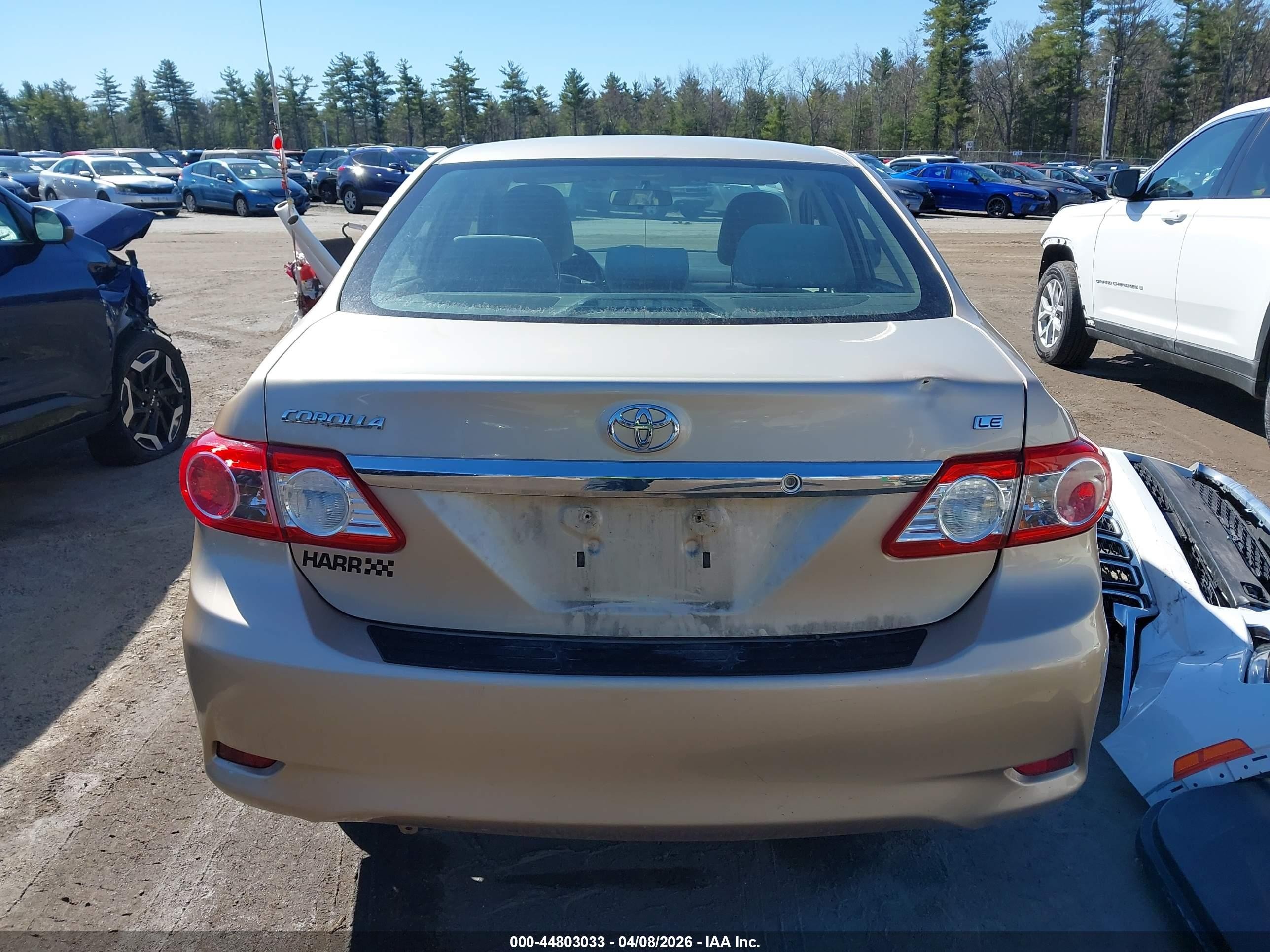 2012 Toyota Corolla Le Gold vin: 2T1BU4EE4CC824974