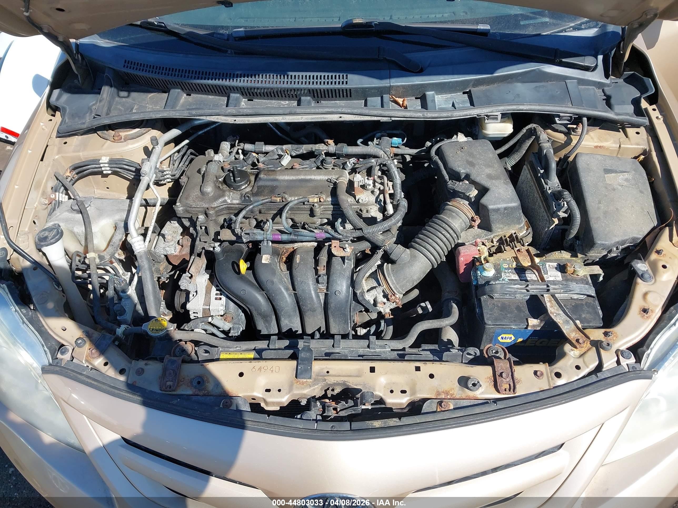 2012 Toyota Corolla Le Gold vin: 2T1BU4EE4CC824974