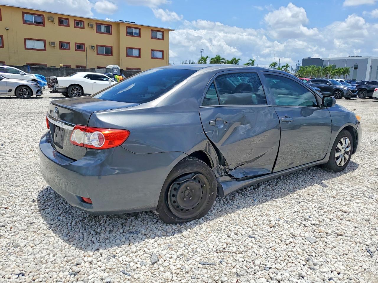 2012 Toyota Corolla L Gray vin: 2T1BU4EE4CC839328