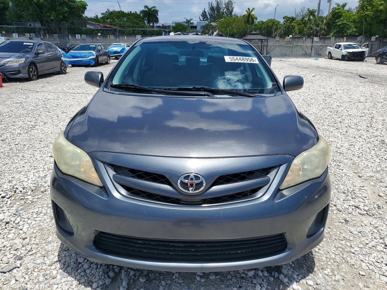 2012 Toyota Corolla L Gray vin: 2T1BU4EE4CC839328