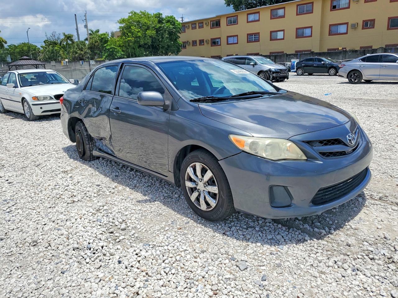 2012 Toyota Corolla L Gray vin: 2T1BU4EE4CC839328