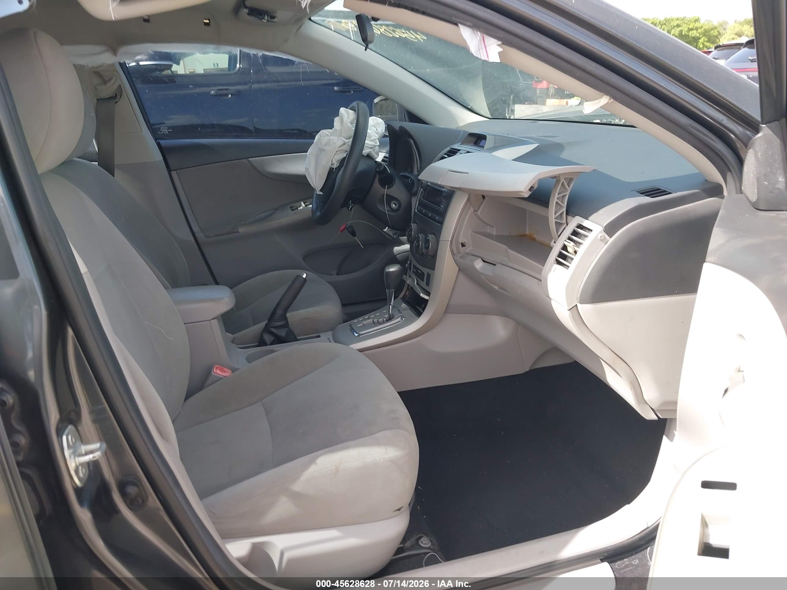 2012 Toyota Corolla Le Gray vin: 2T1BU4EE4CC844545