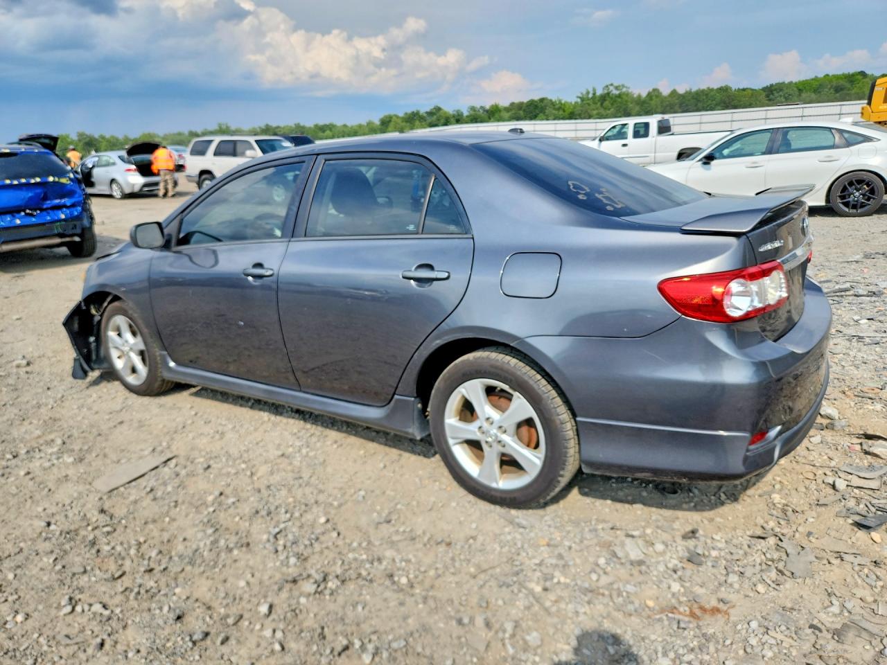 2012 Toyota Corolla S Gray vin: 2T1BU4EE4CC845503
