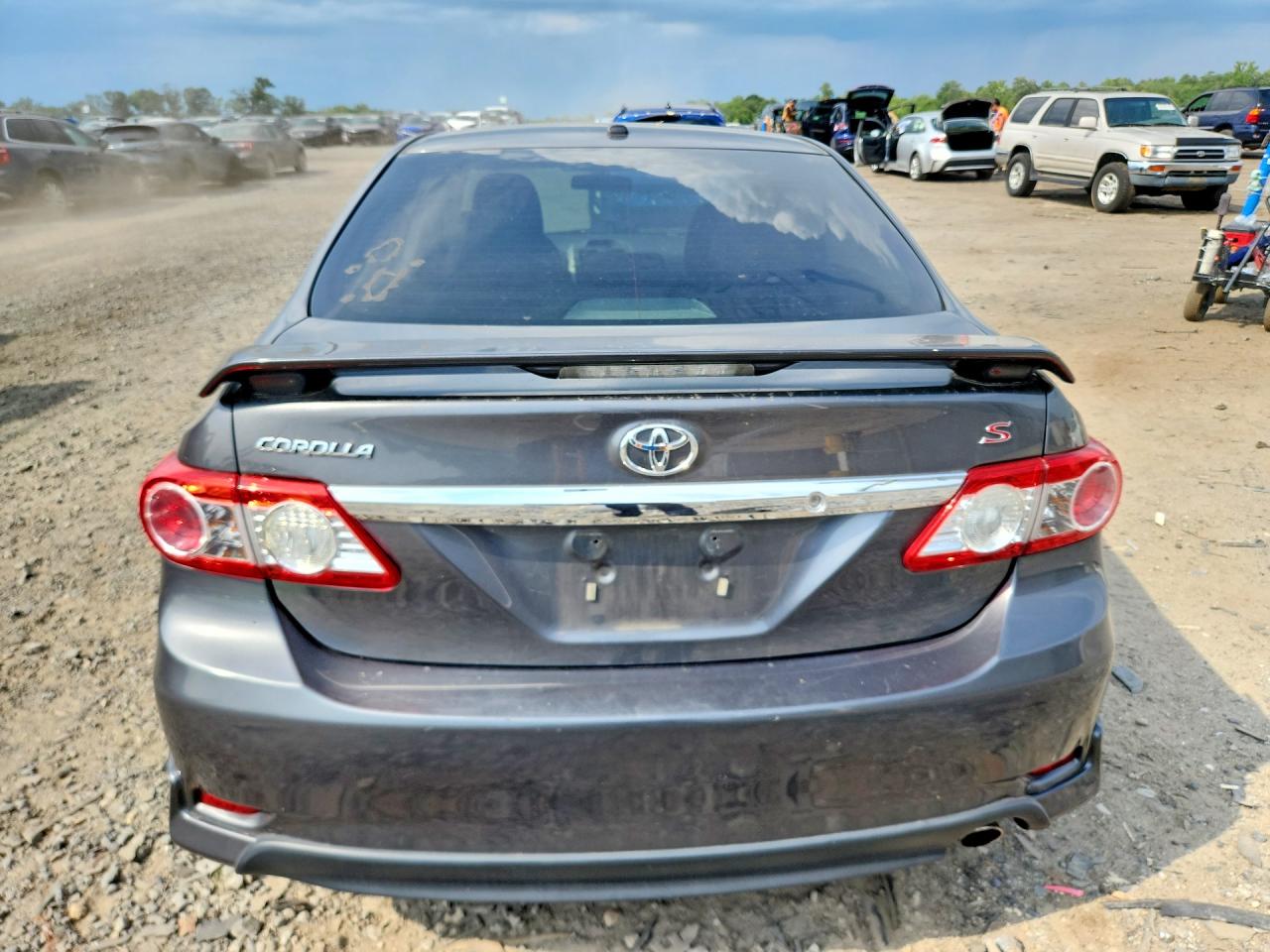 2012 Toyota Corolla S Gray vin: 2T1BU4EE4CC845503