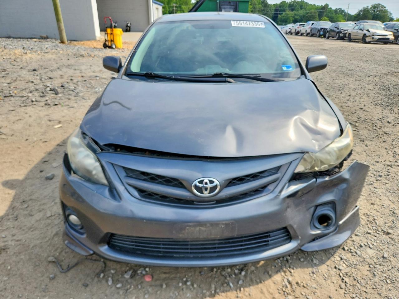2012 Toyota Corolla S Gray vin: 2T1BU4EE4CC845503