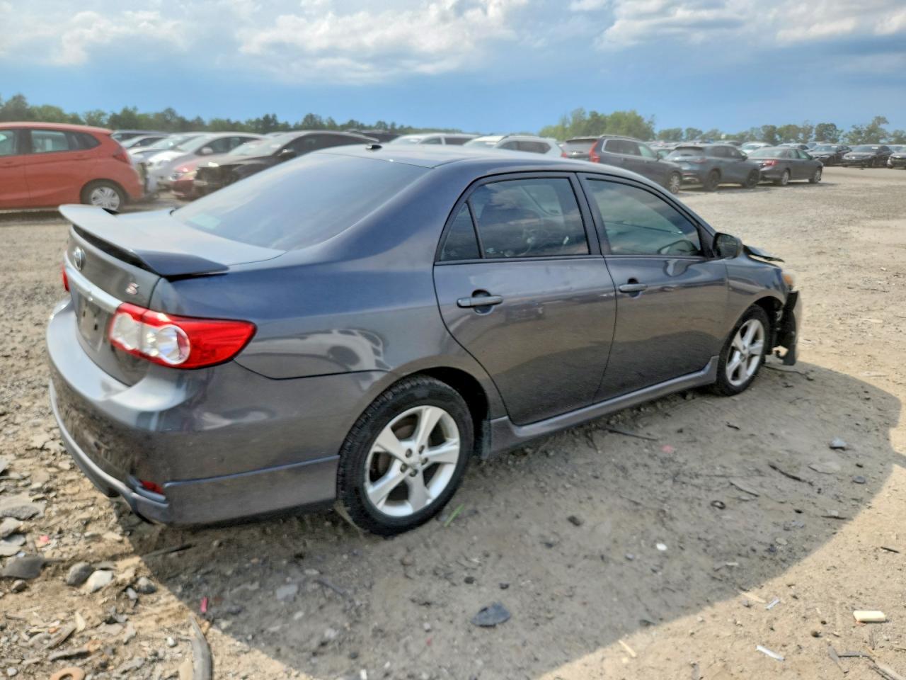2012 Toyota Corolla S Gray vin: 2T1BU4EE4CC845503