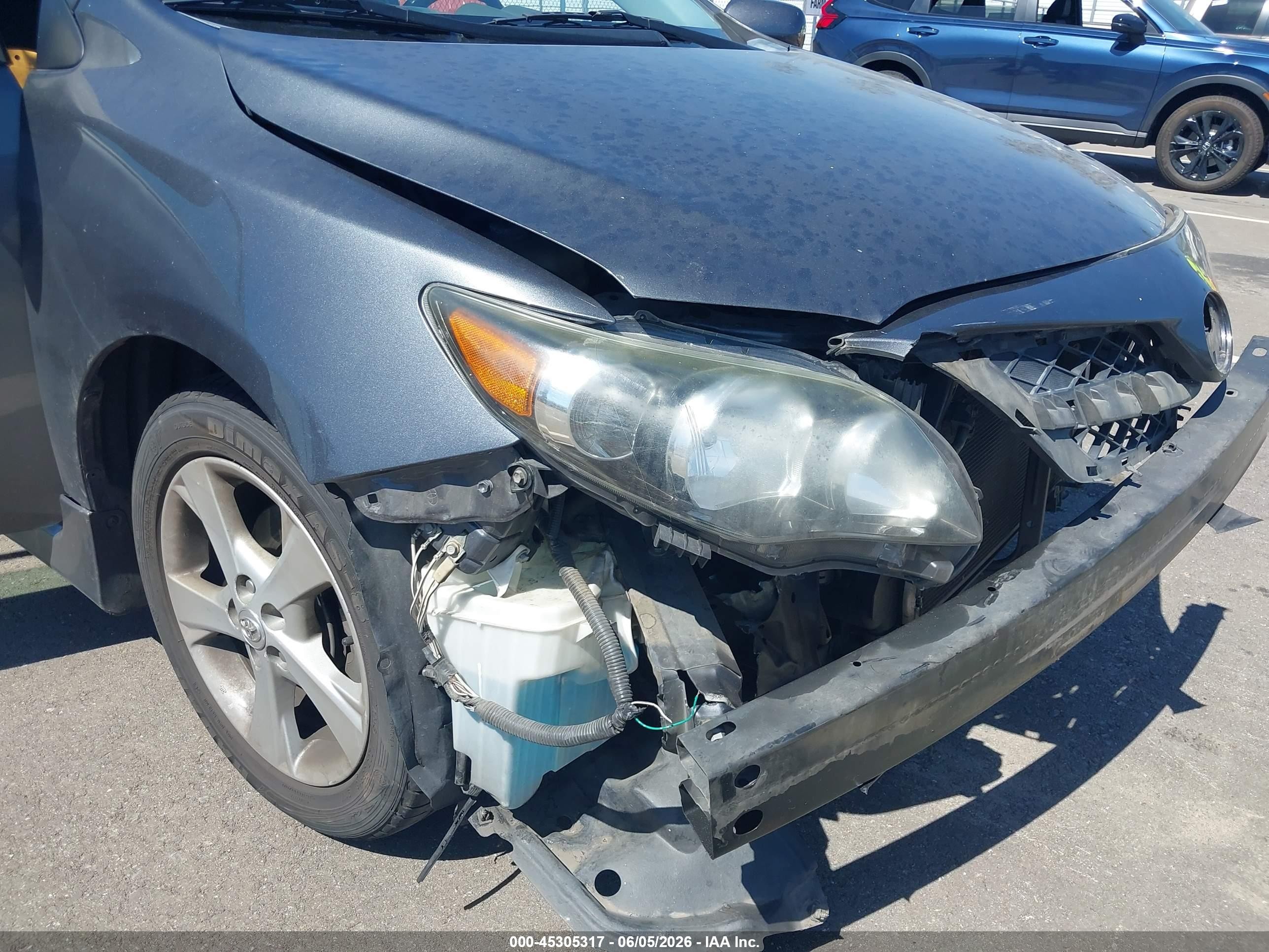 2012 Toyota Corolla S Gray vin: 2T1BU4EE4CC847431