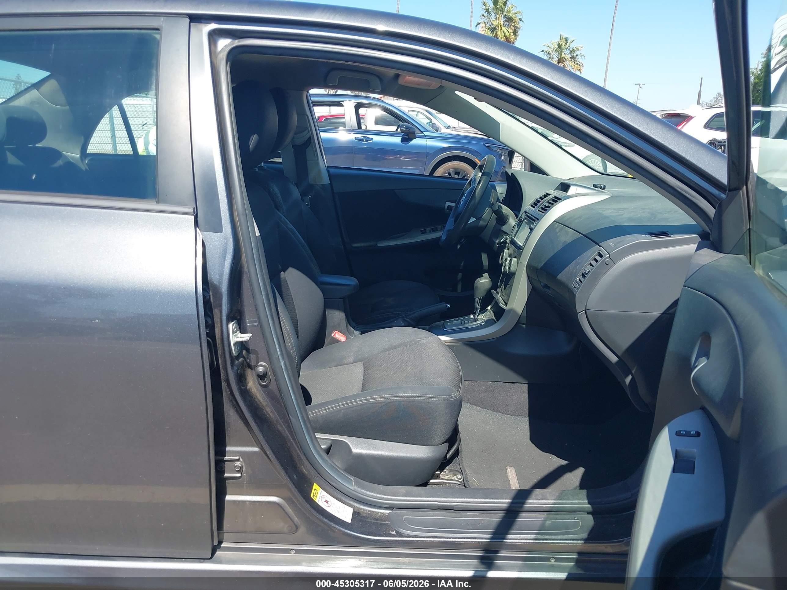 2012 Toyota Corolla S Gray vin: 2T1BU4EE4CC847431