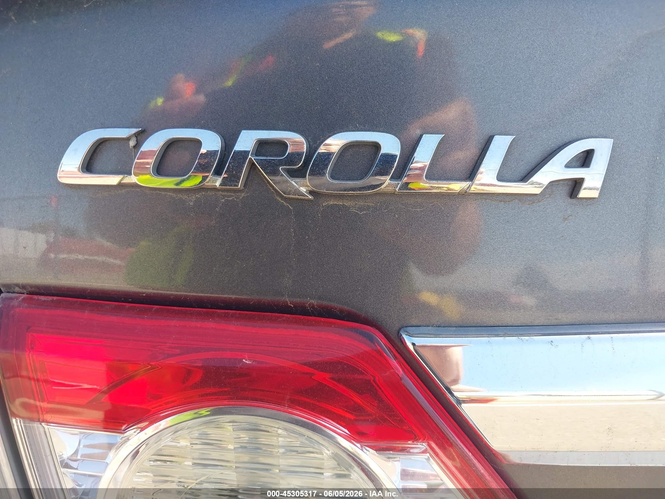 2012 Toyota Corolla S Gray vin: 2T1BU4EE4CC847431